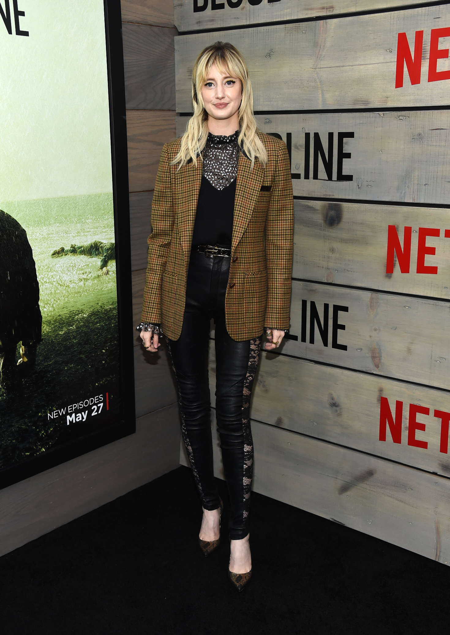 Andrea Riseborough attends the Bloodline premiere