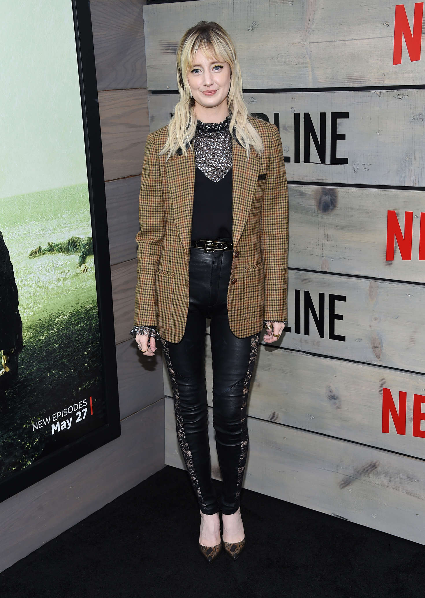 Andrea Riseborough attends the Bloodline premiere