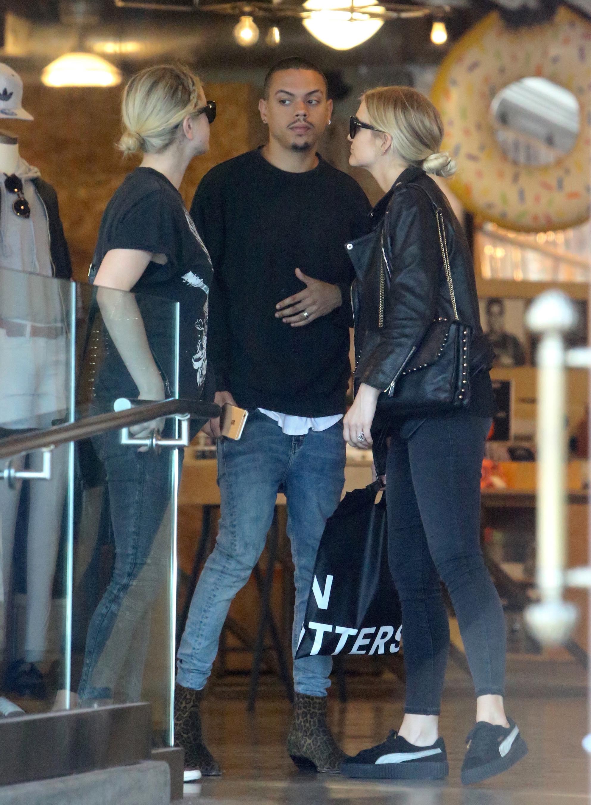 Ashlee Simpson shopping in West Hollywood