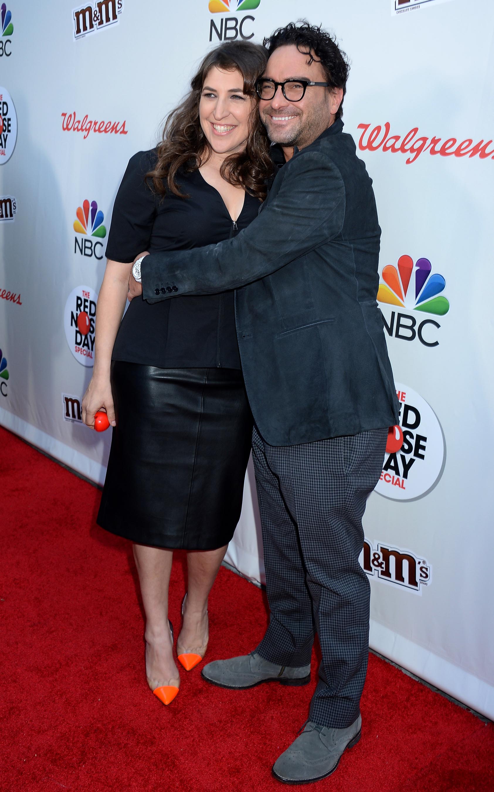 Mayim Bialik attends NBC Red Nose Day Special