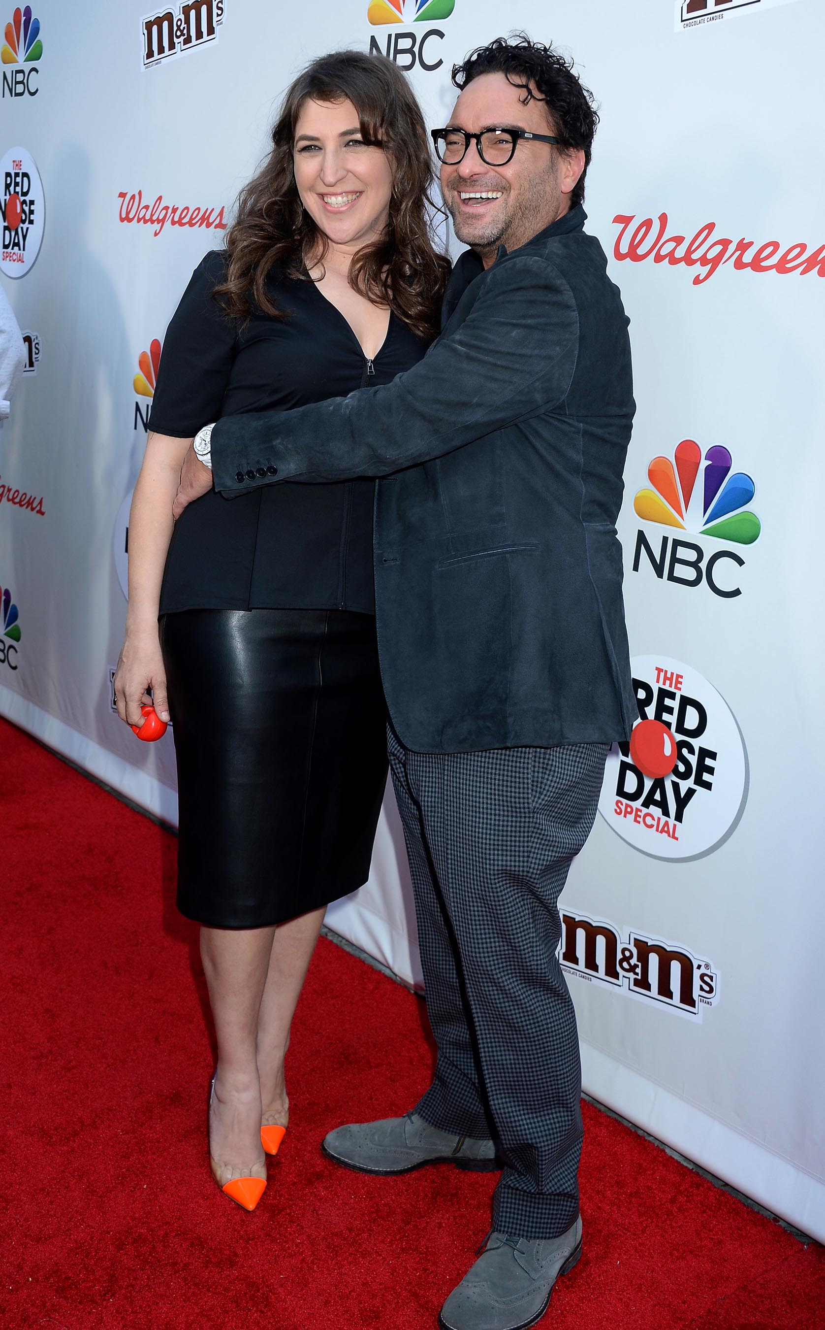 Mayim Bialik attends NBC Red Nose Day Special