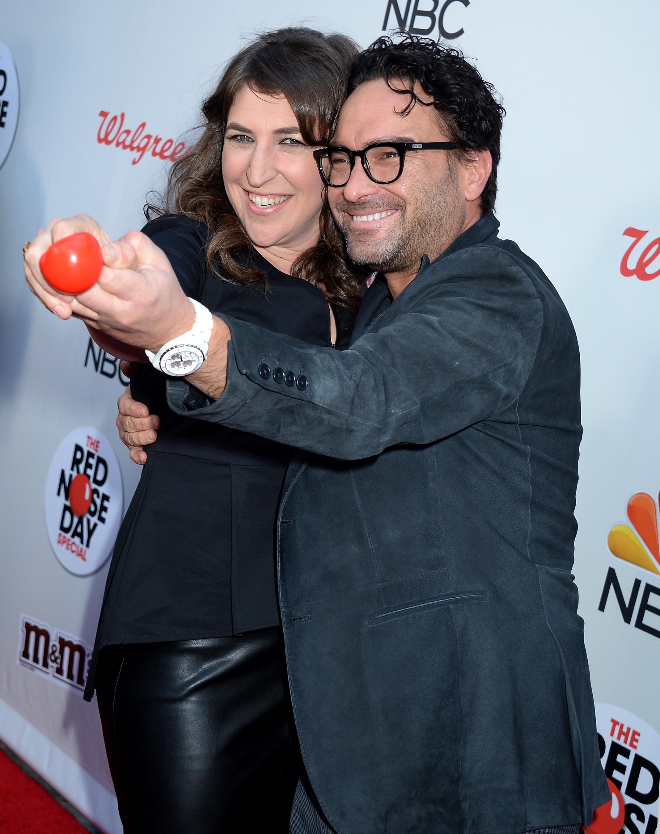 Mayim Bialik attends NBC Red Nose Day Special