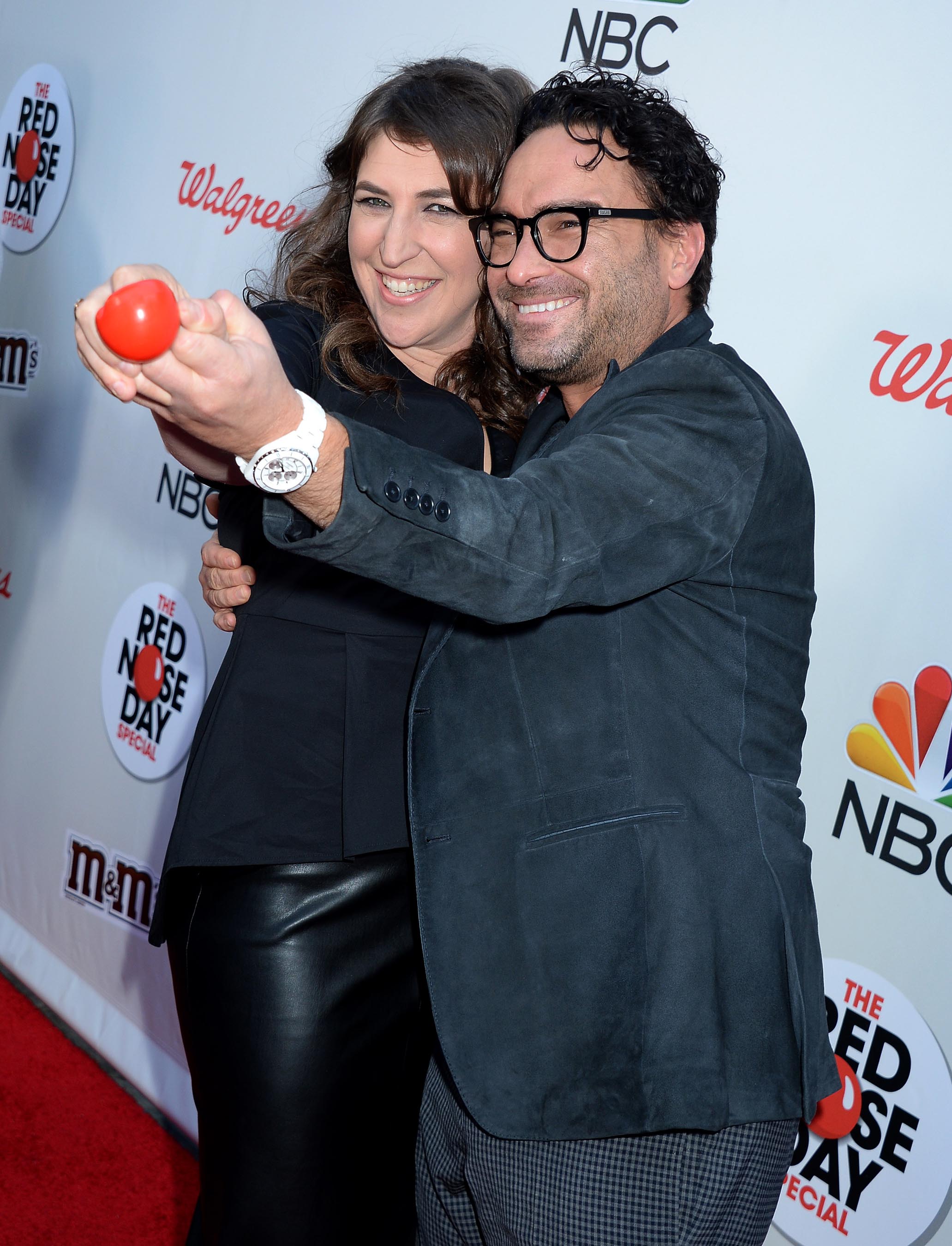 Mayim Bialik attends NBC Red Nose Day Special