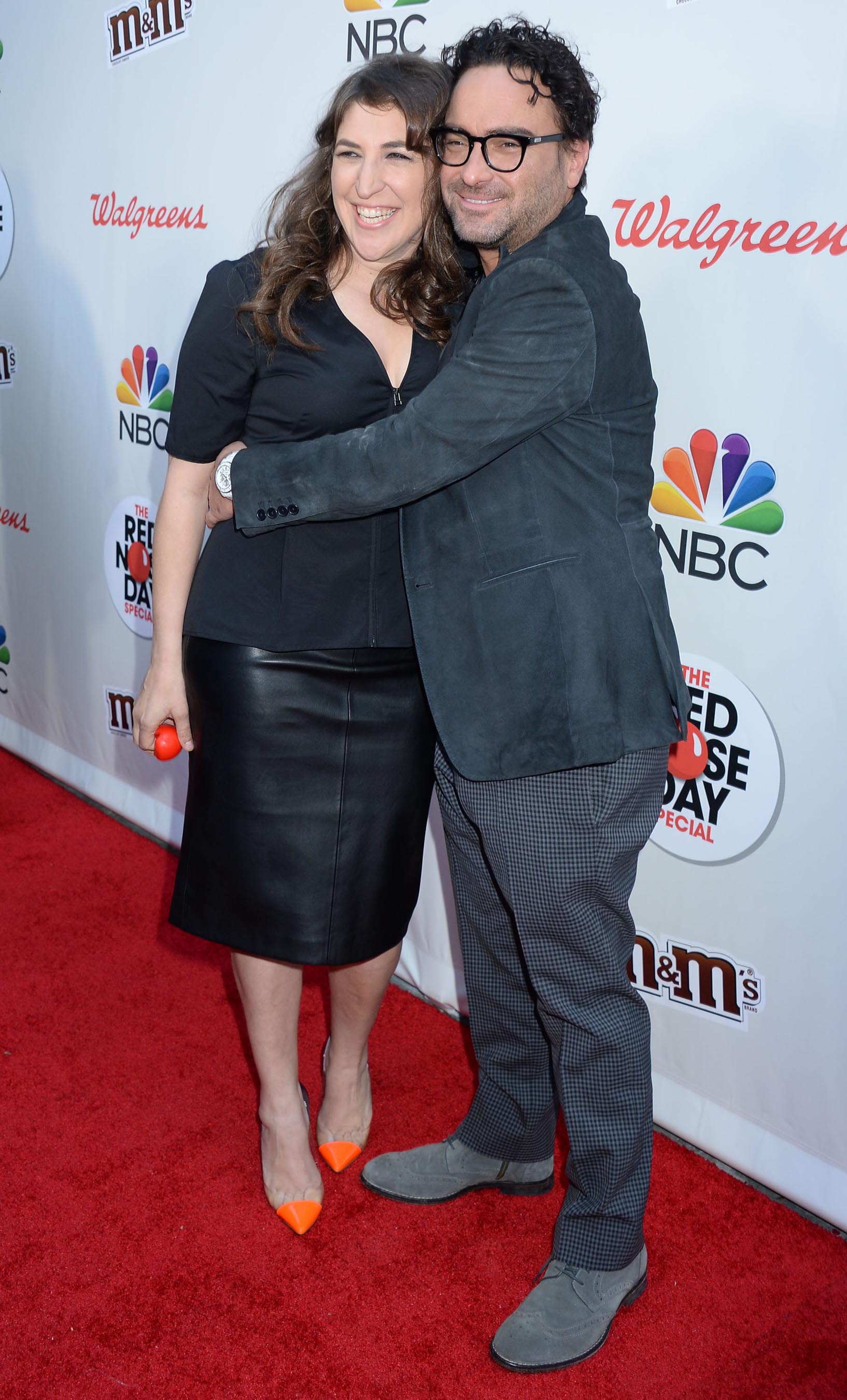 Mayim Bialik attends NBC Red Nose Day Special