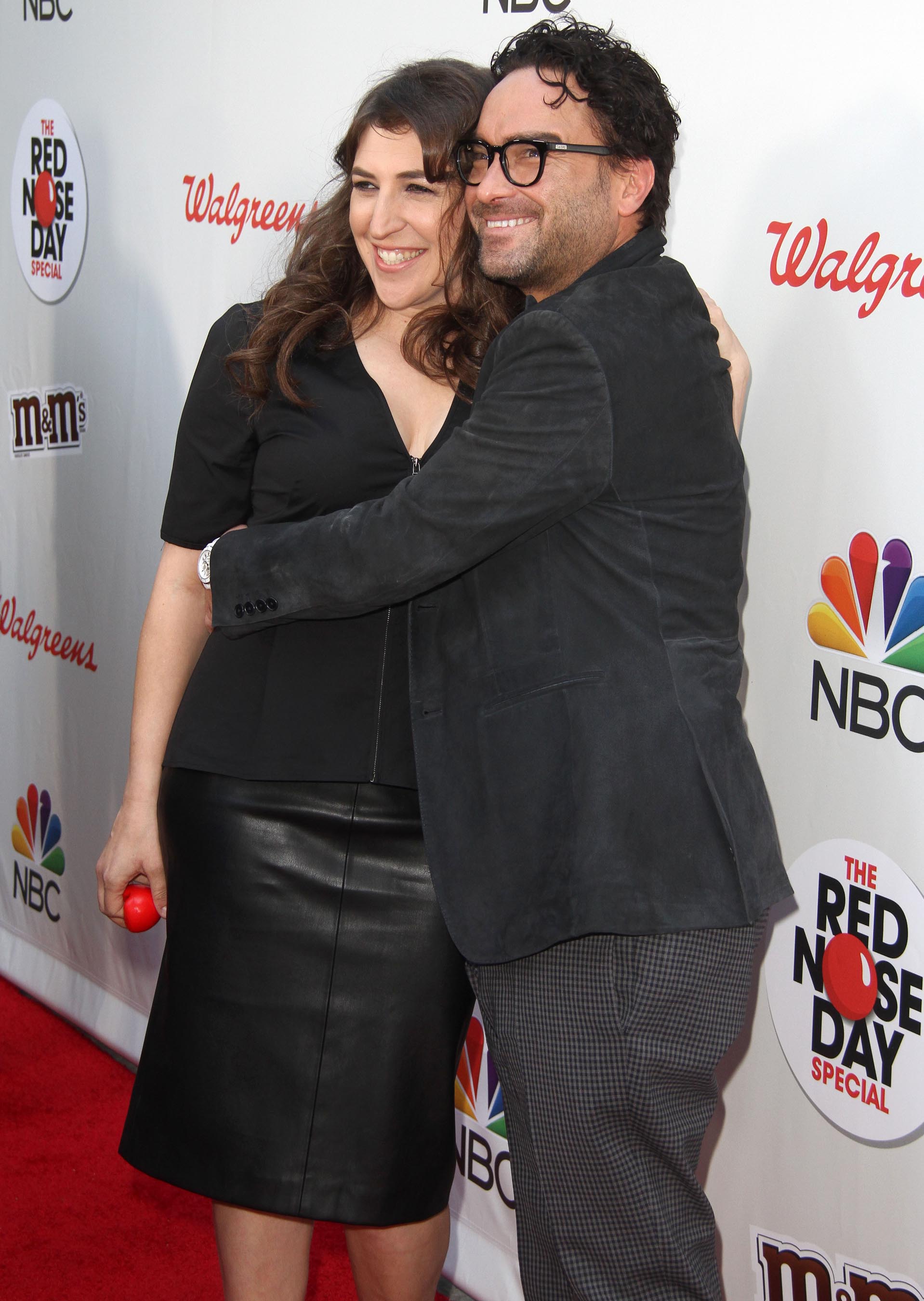 Mayim Bialik attends NBC Red Nose Day Special