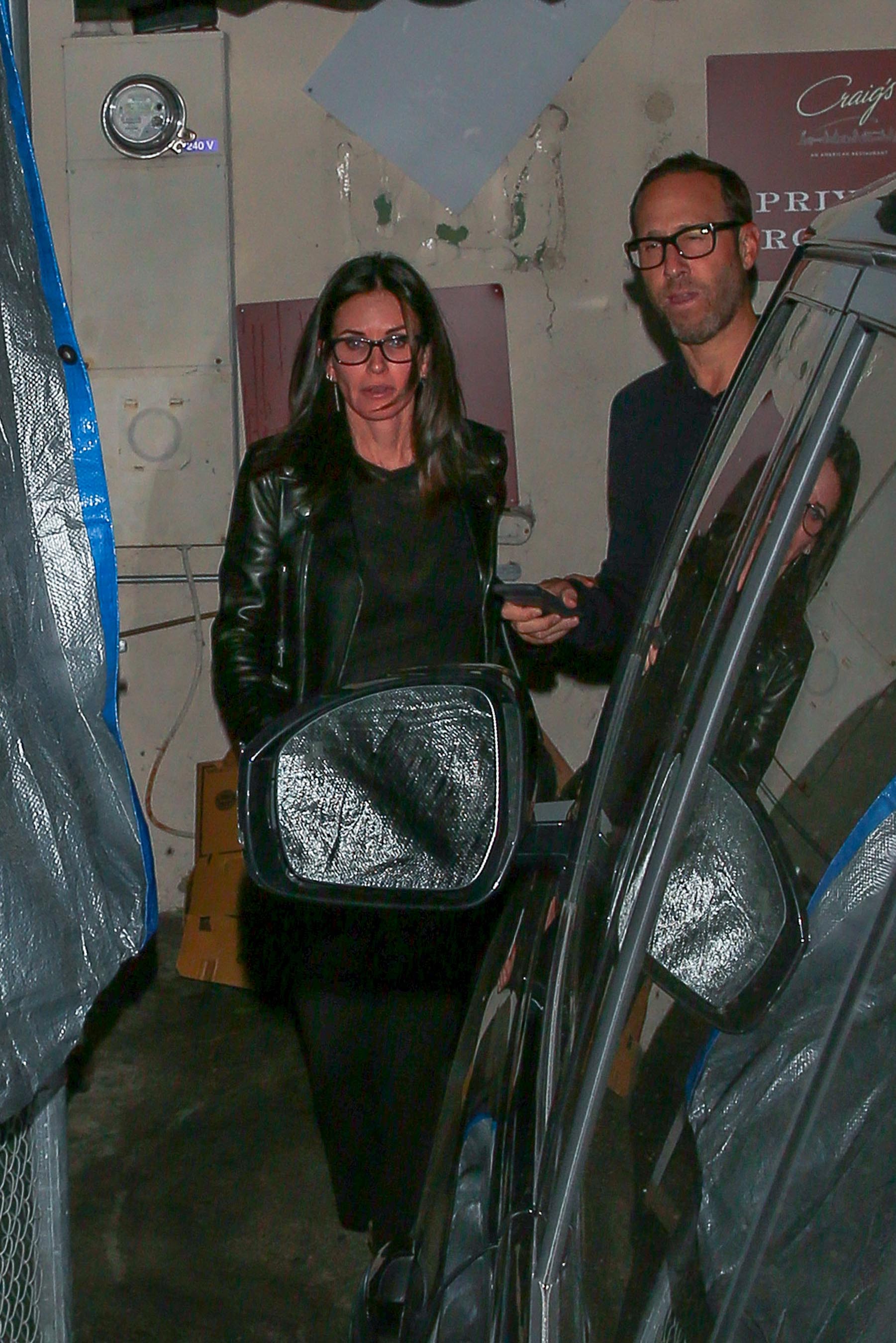 Courteney Cox at Craig’s restaurant in West Hollywood