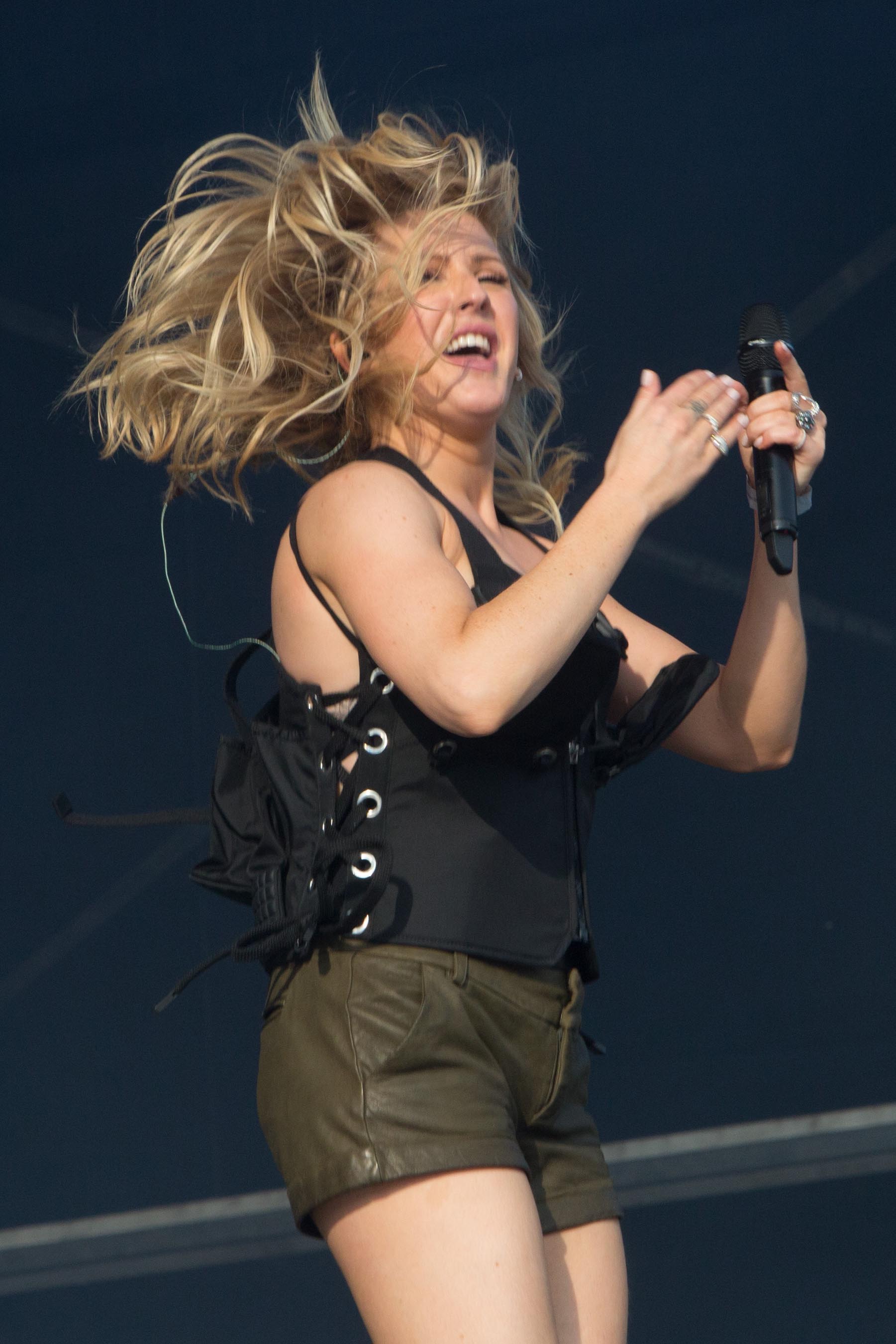 Ellie Goulding performing at Radio 1’s Big Weekend