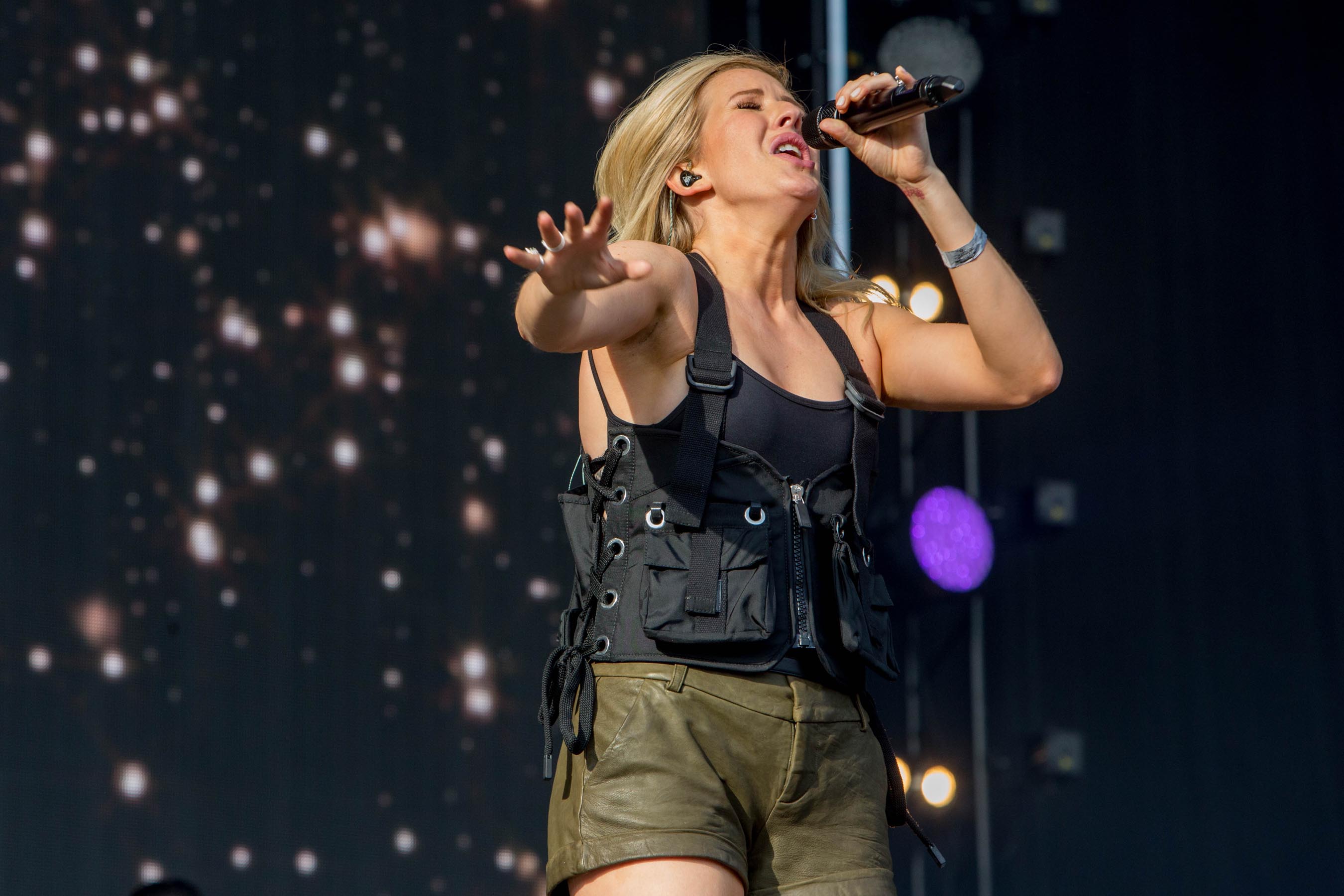 Ellie Goulding performing at Radio 1’s Big Weekend