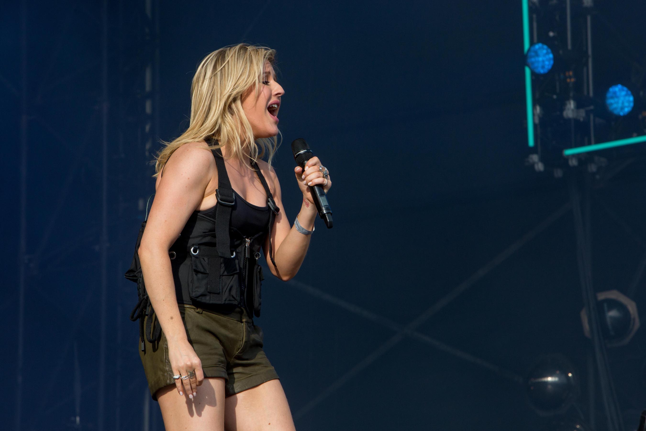 Ellie Goulding performing at Radio 1’s Big Weekend