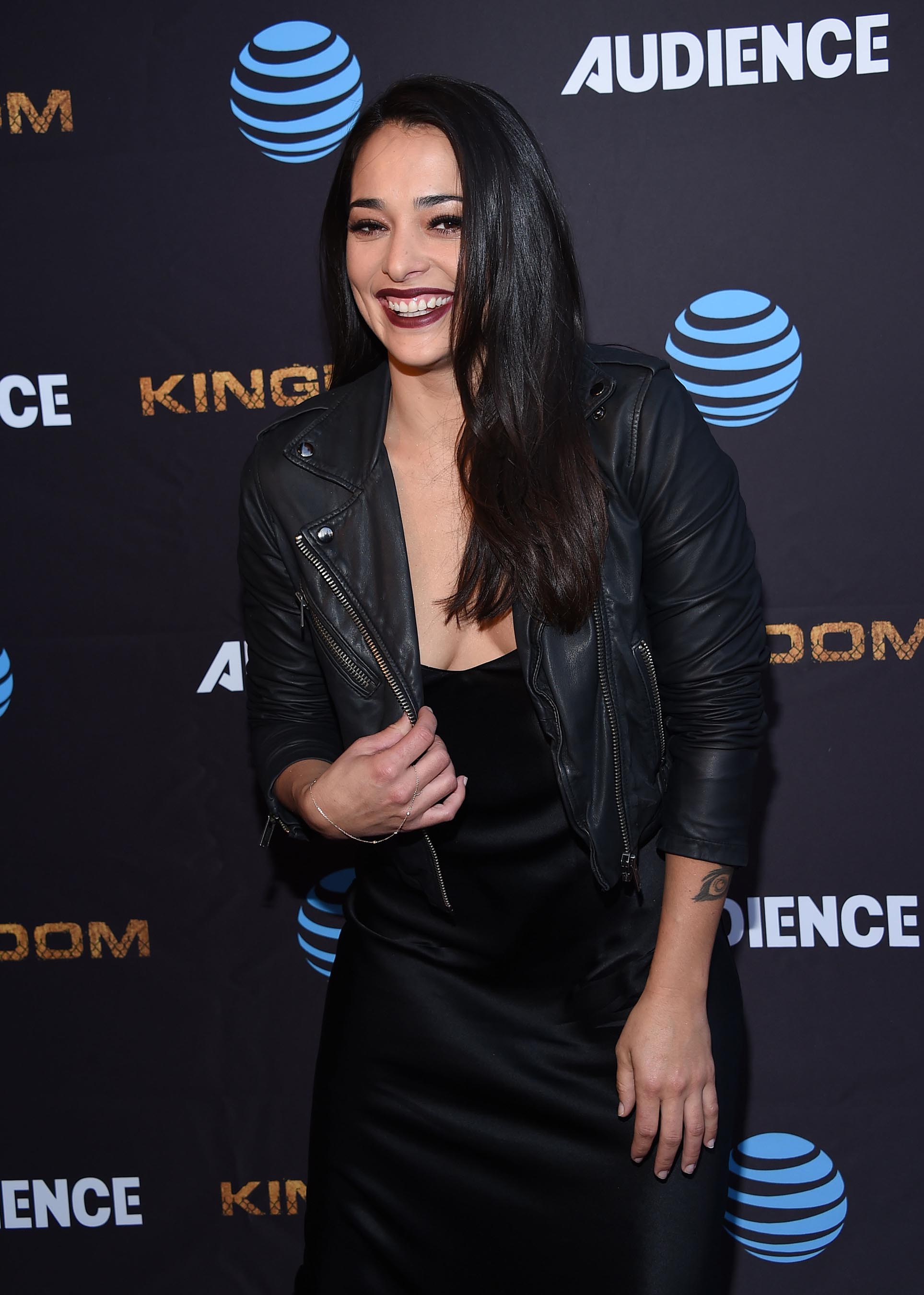 Natalie Martinez attends Kingdom premiere