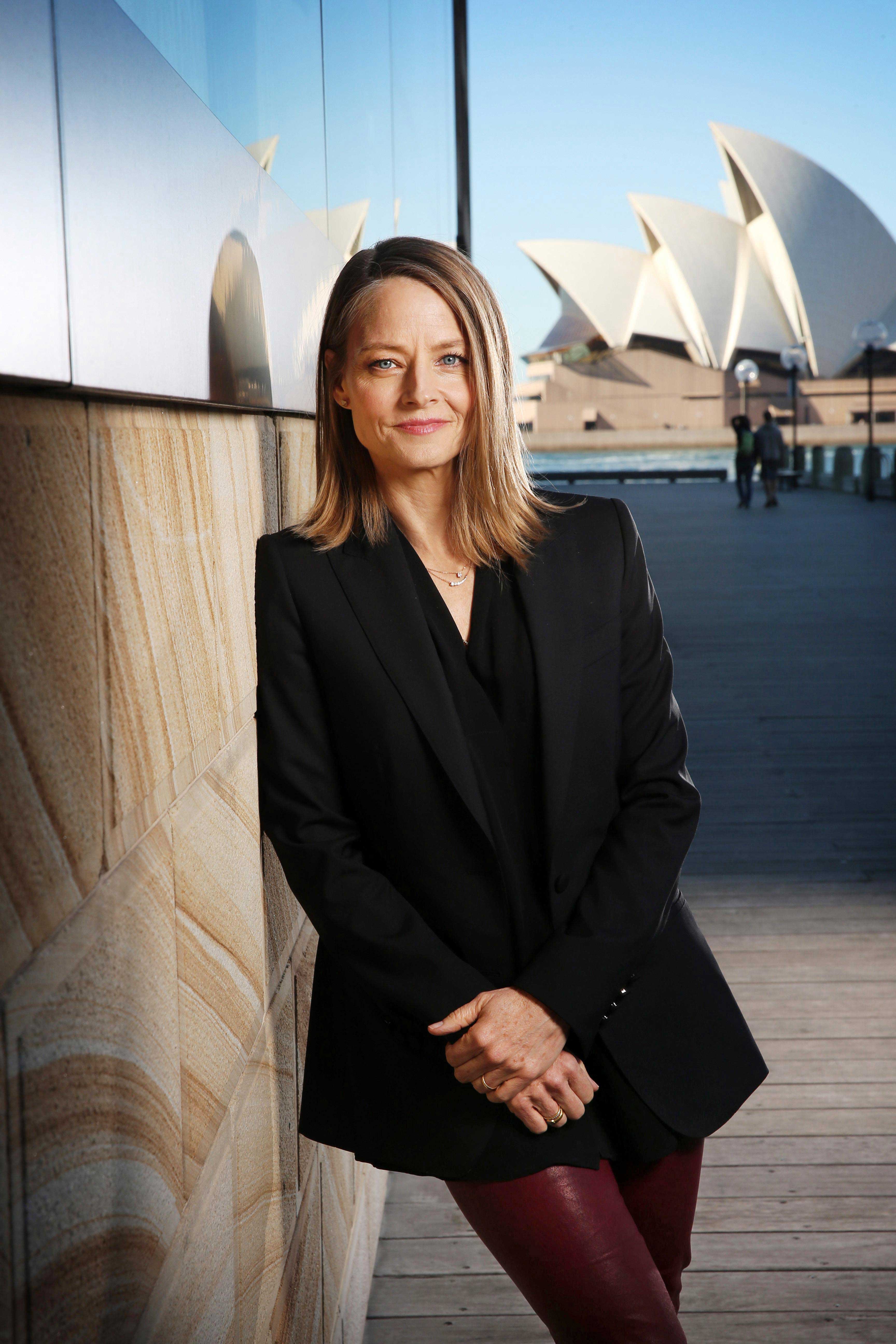 Jodie Foster photocall for Money Monster