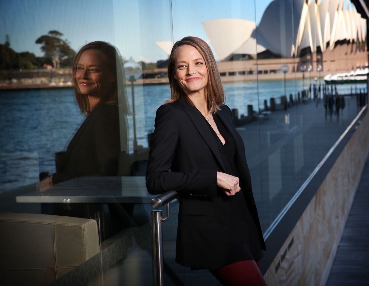 Jodie Foster photocall for Money Monster