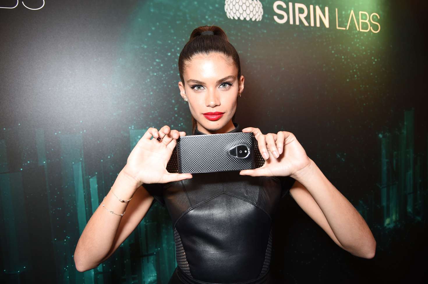 Sara Sampaio attends Sirin Labs VIP launch party