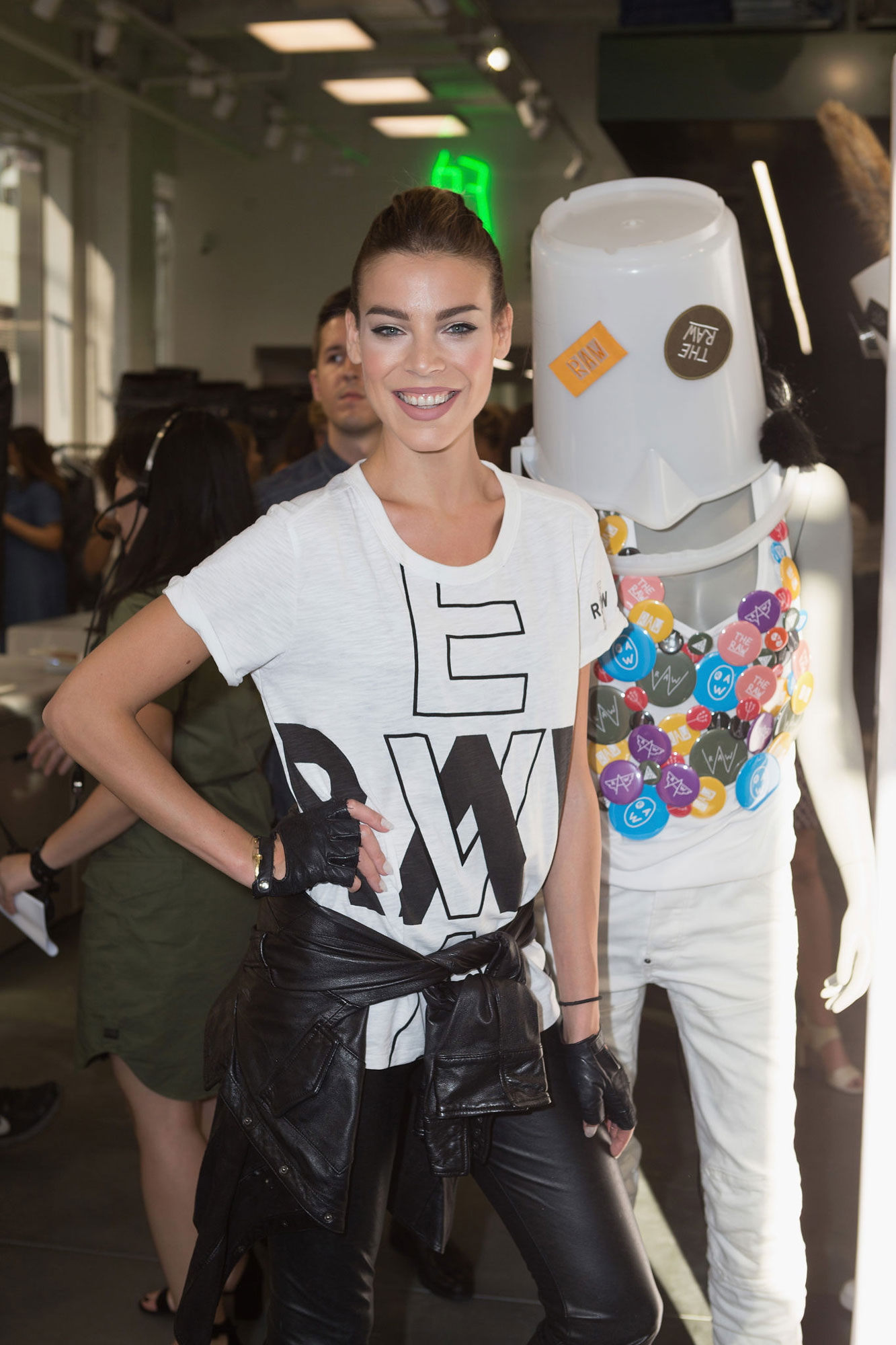 Eva Shaw attends G-Star RAW and Pharrell Williams store opening