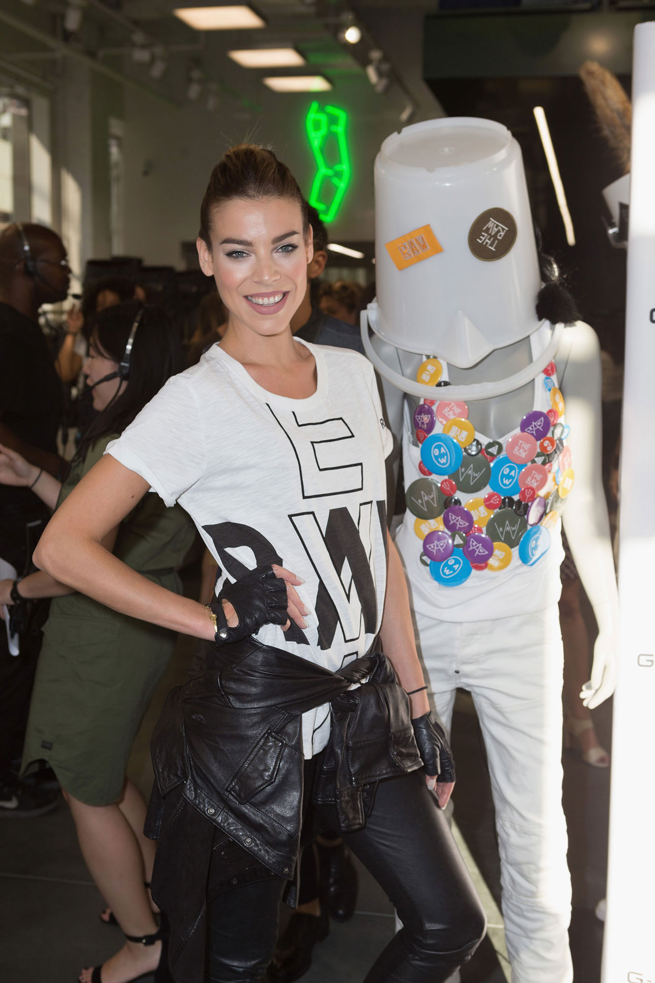 Eva Shaw attends G-Star RAW and Pharrell Williams store opening