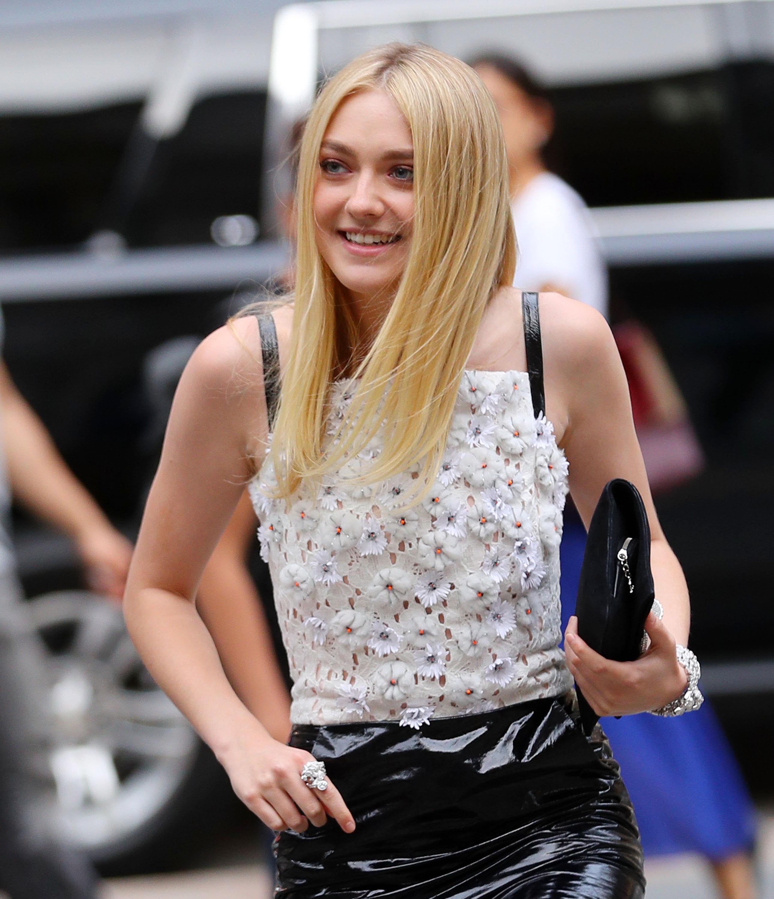 Dakota Fanning attends Chanel Fine Jewelry Dinner