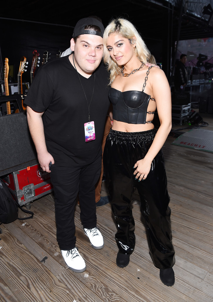 Bebe Rexha poses for a photo backstage during 103.5 KTU’s KTUphoria