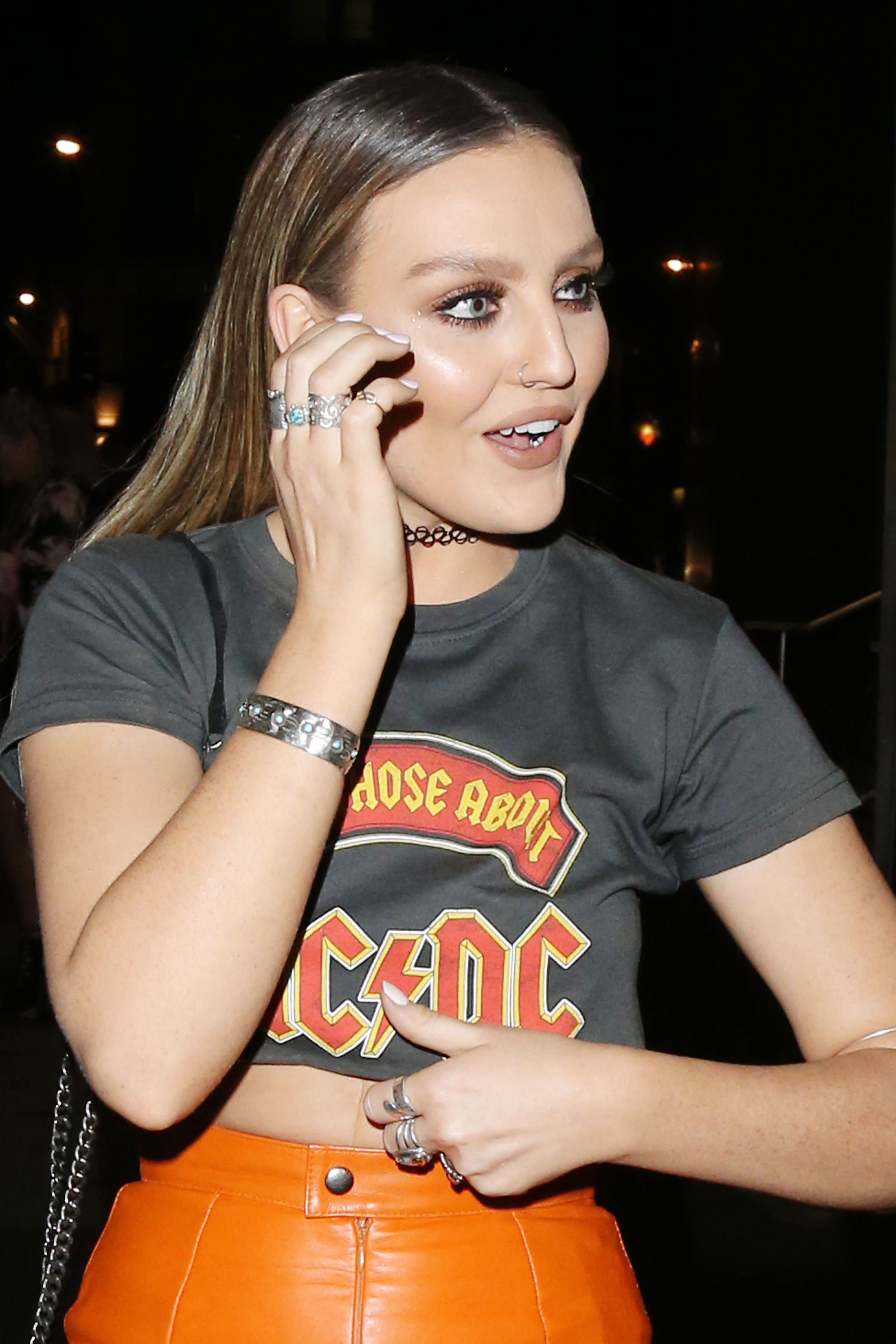 Perrie Edwards out at Steam & Rye