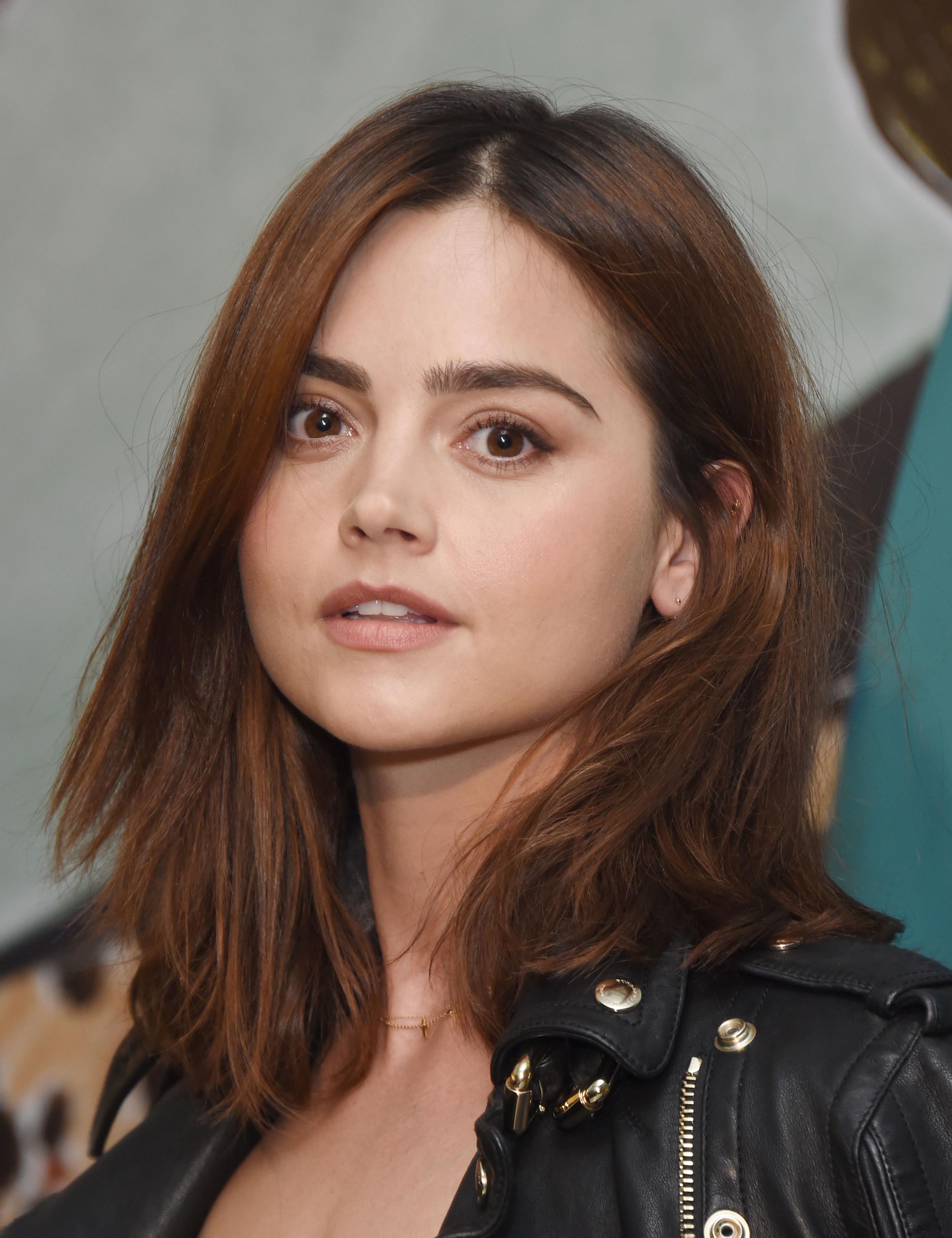 Jenna Coleman attends Burberry Prorsum Spring Summer