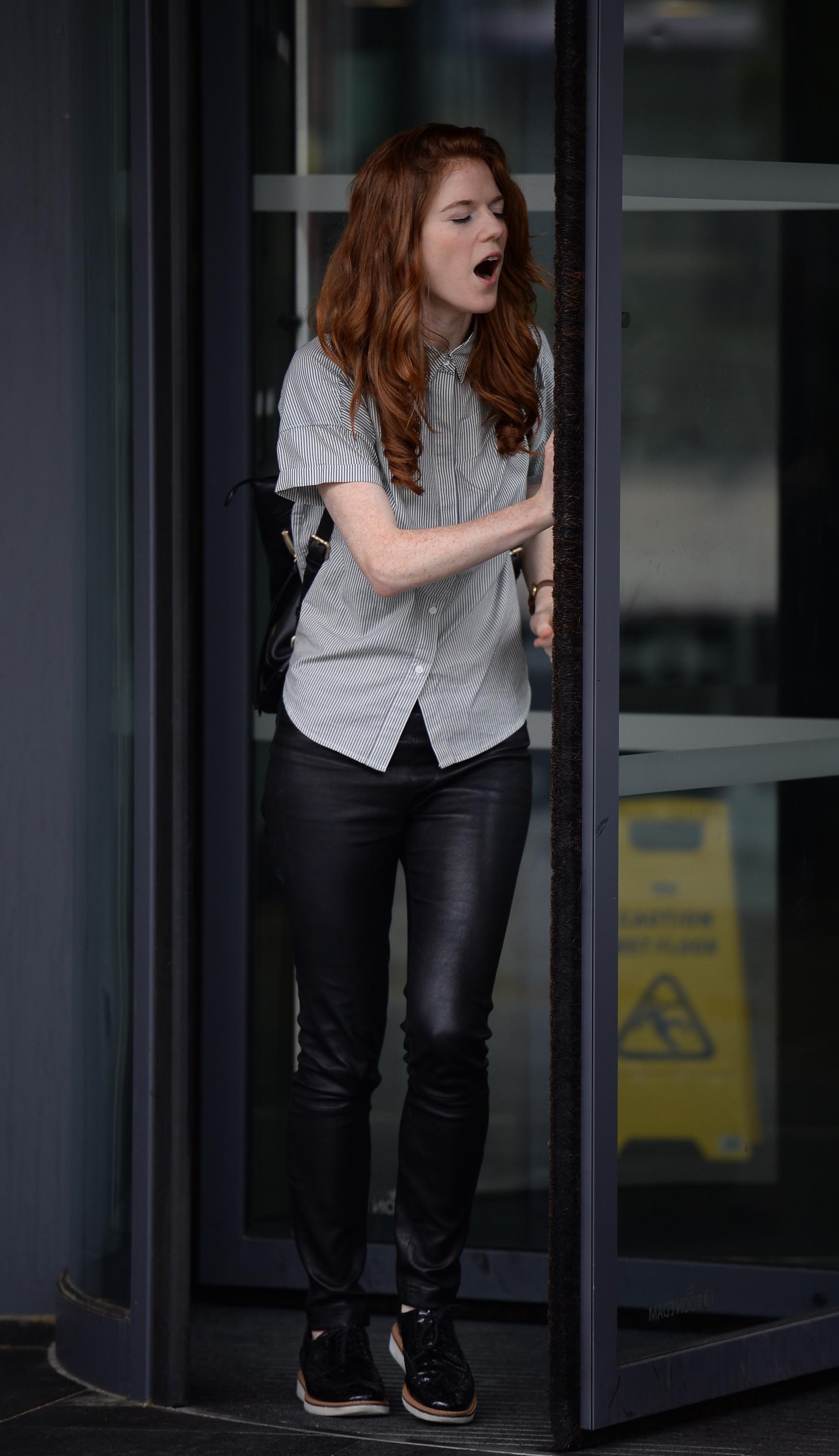 Rose Leslie leaving the BBC Studios