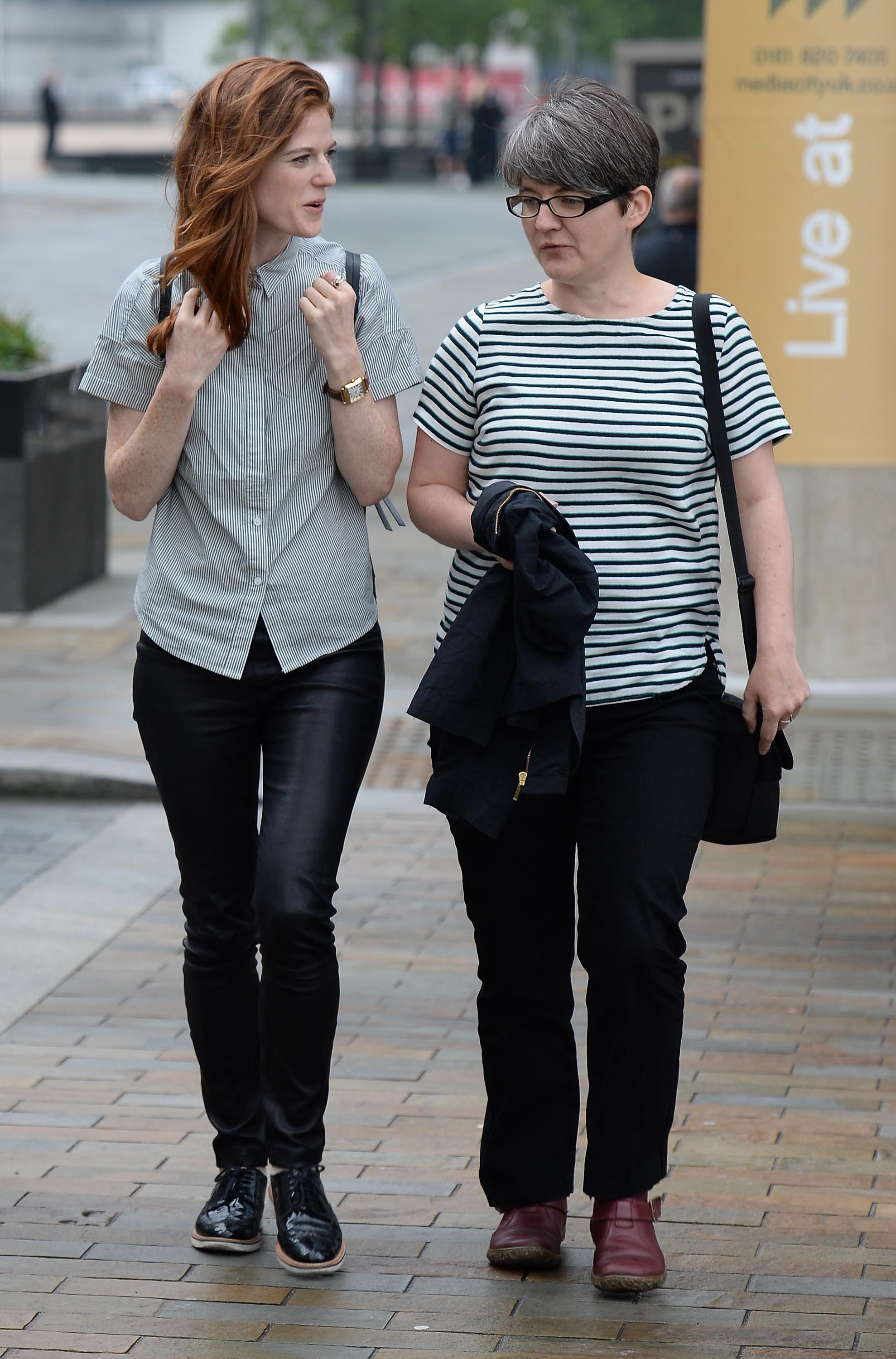 Rose Leslie leaving the BBC Studios