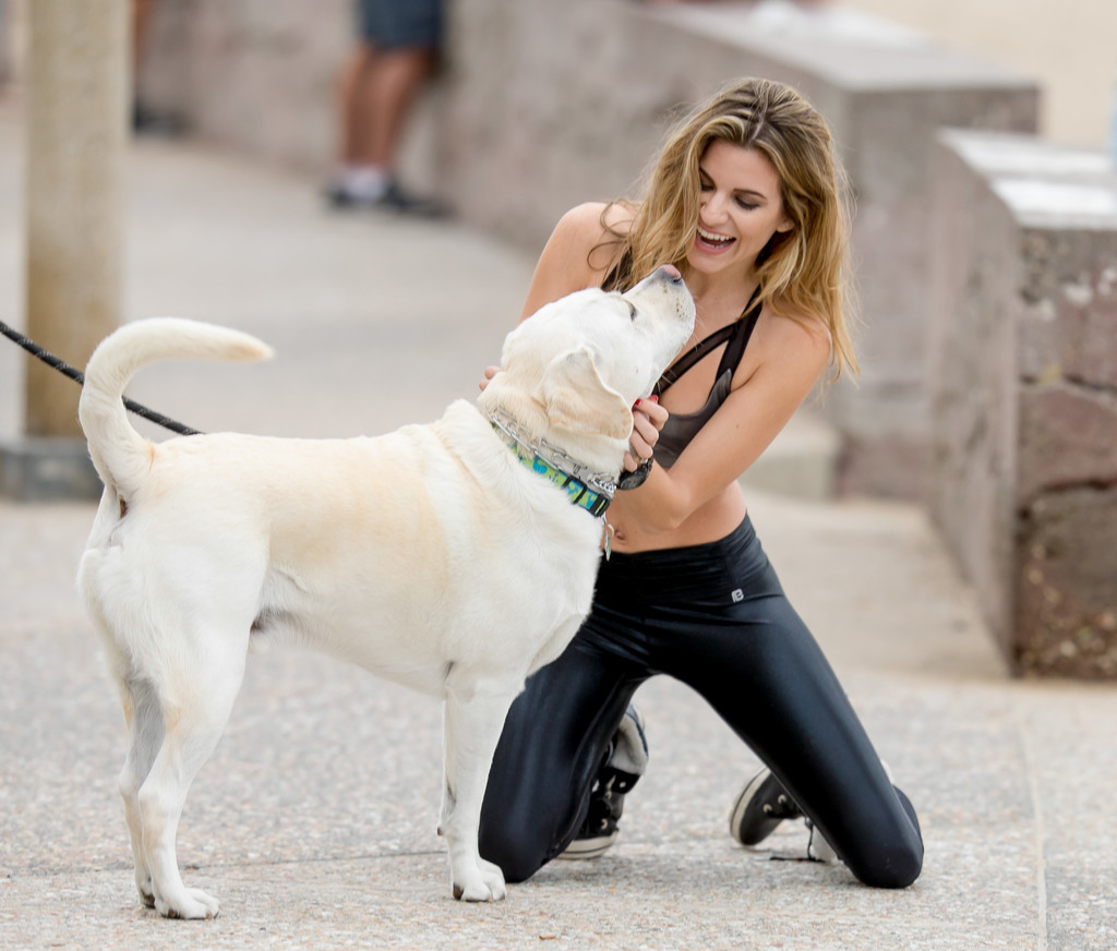 Rachel McCord on the beach in Santa Monica