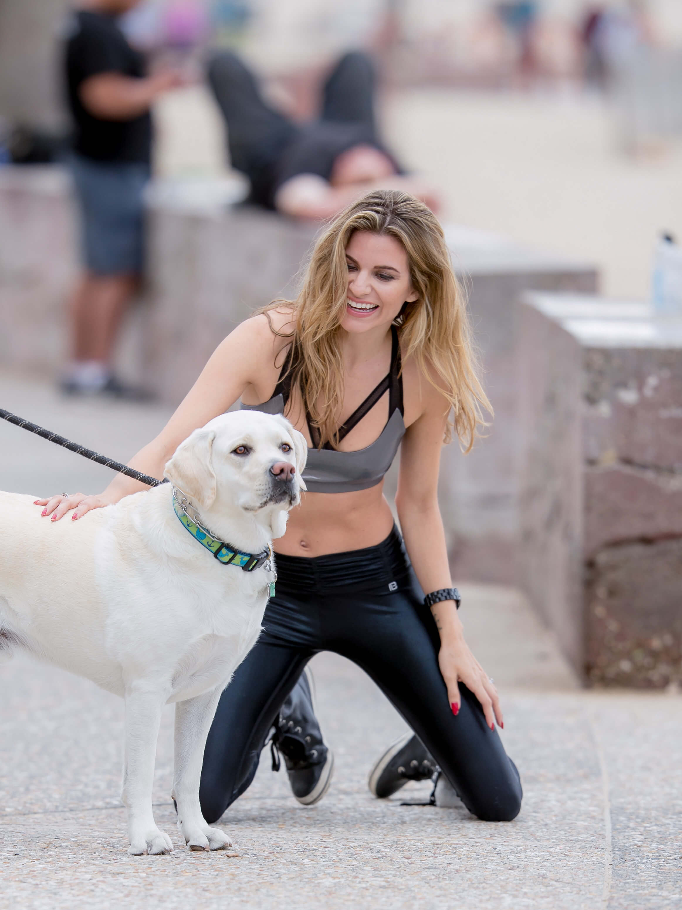 Rachel McCord on the beach in Santa Monica