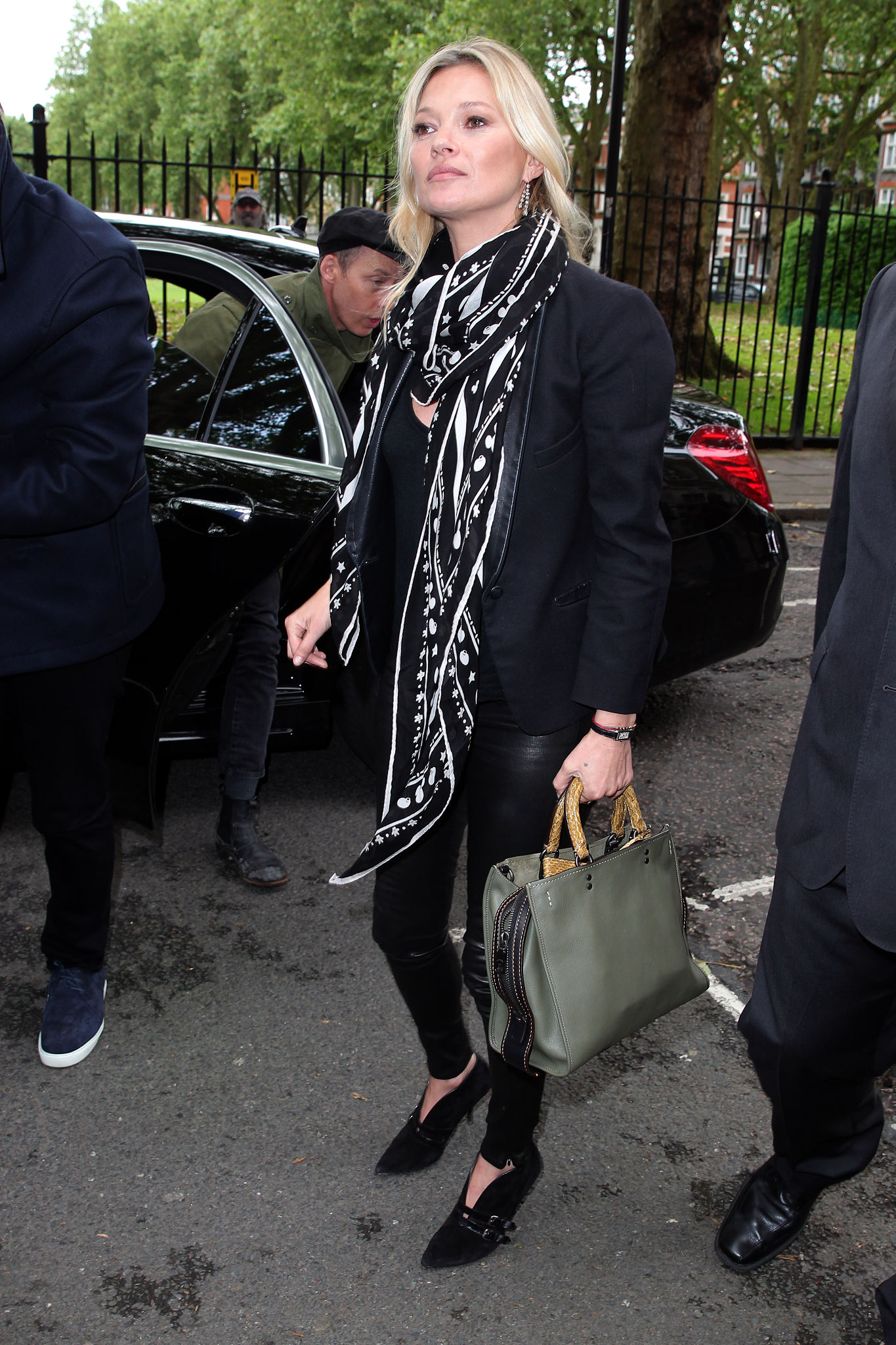 Kate Moss attends the Coach show