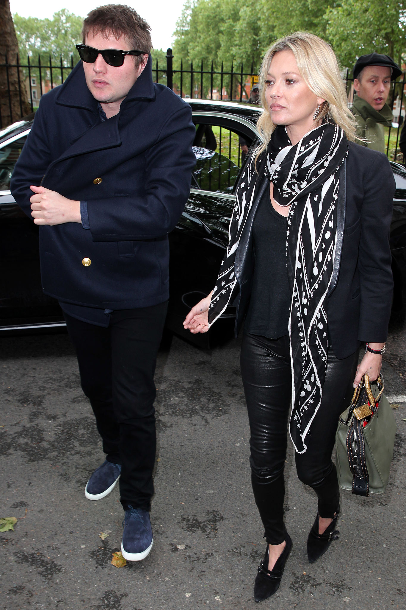 Kate Moss attends the Coach show