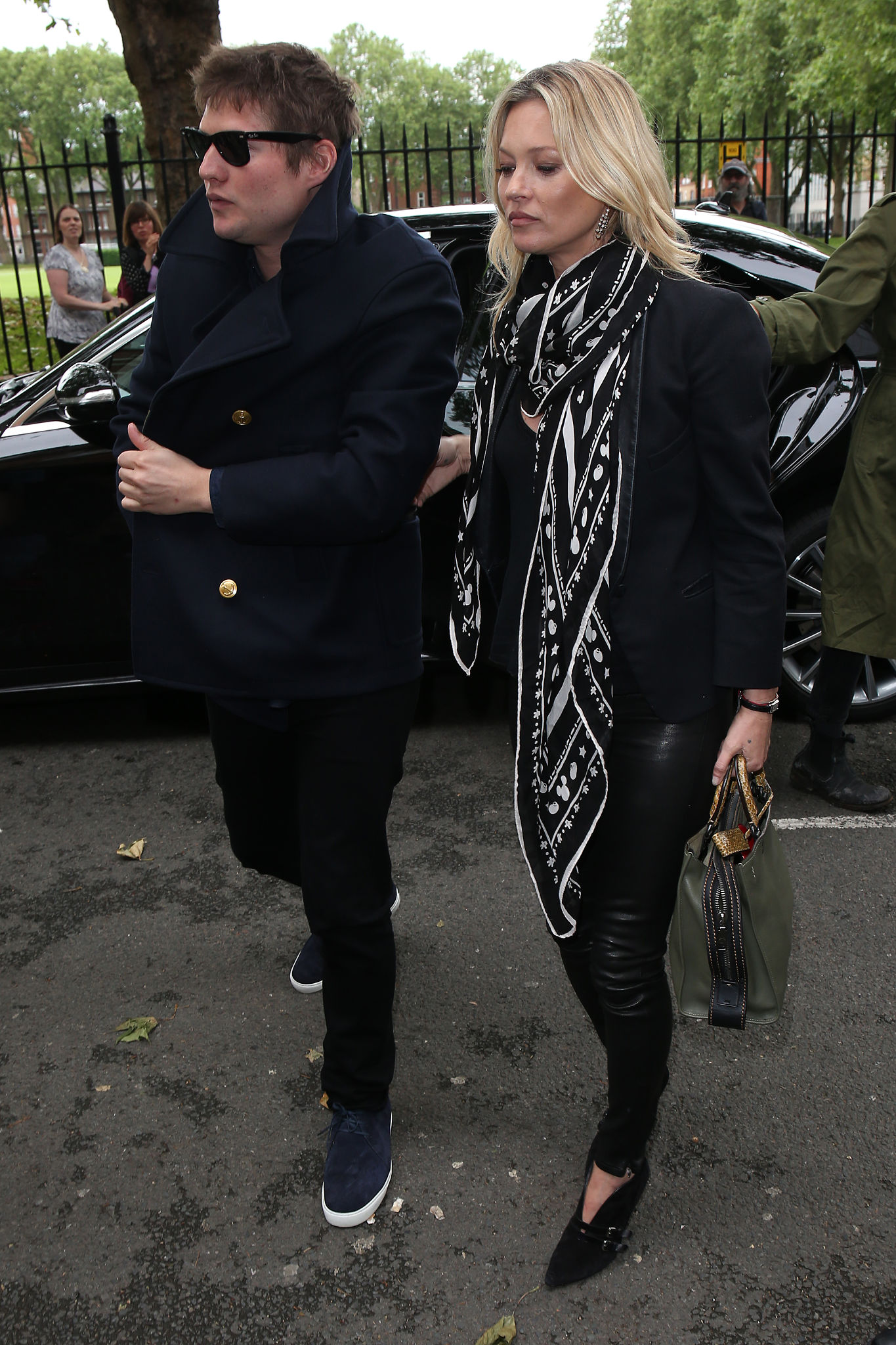 Kate Moss attends the Coach show