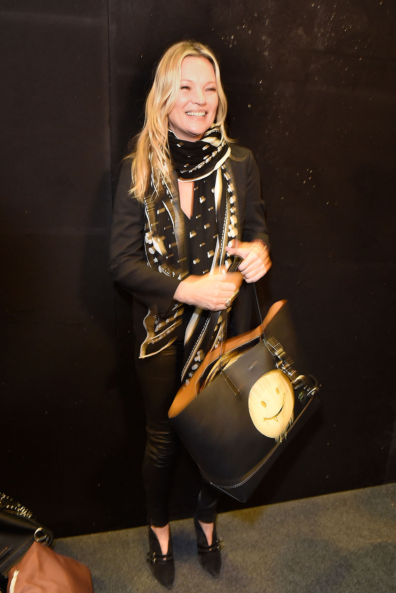 Kate Moss attends the Coach show