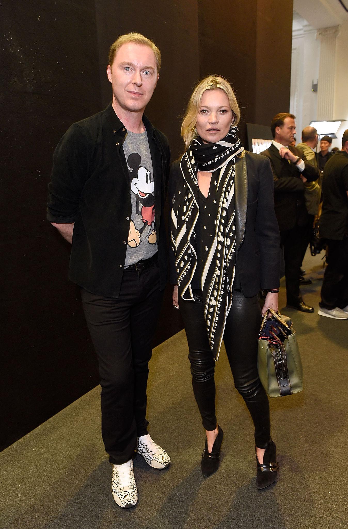 Kate Moss attends the Coach show