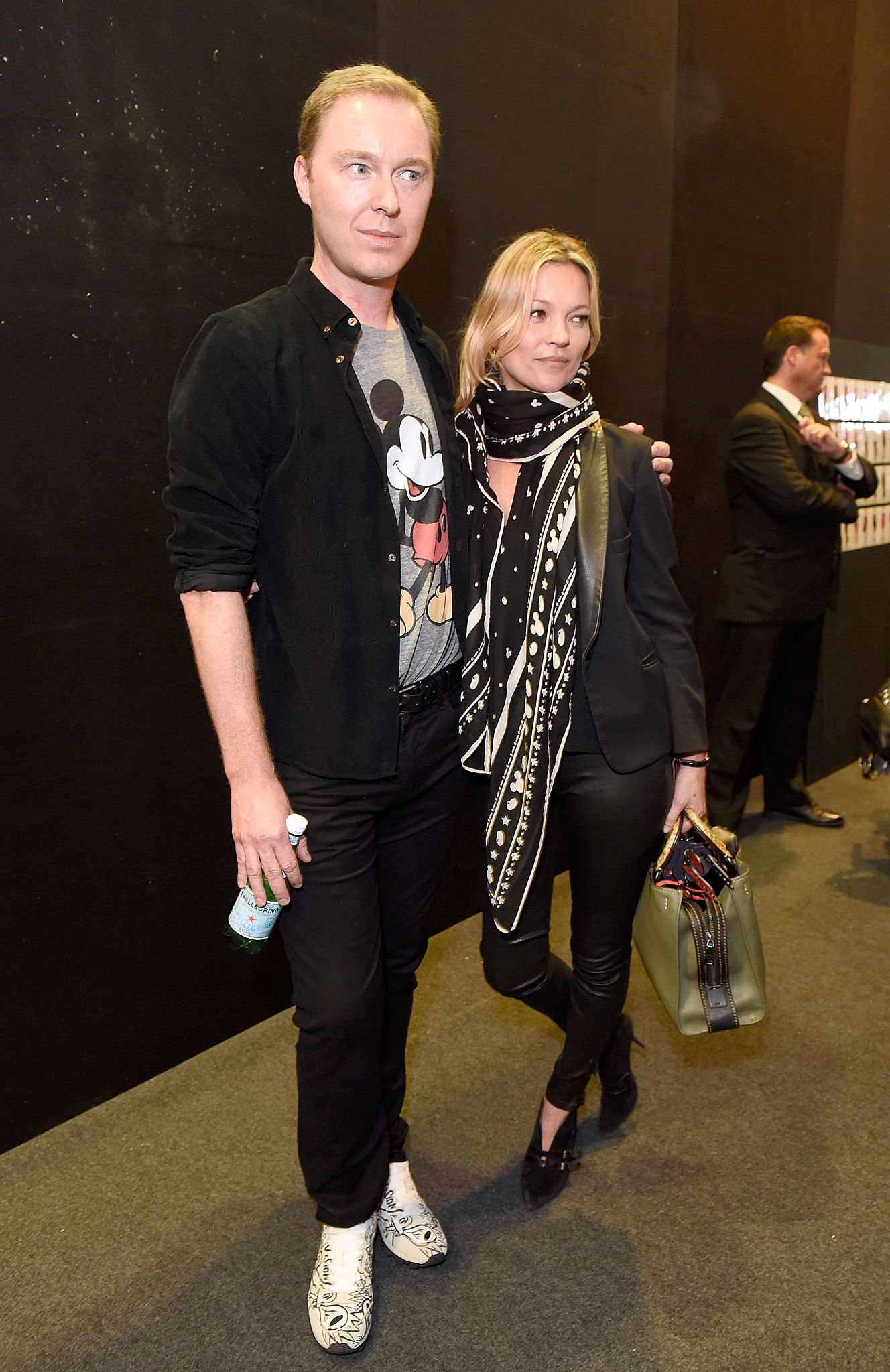 Kate Moss attends the Coach show