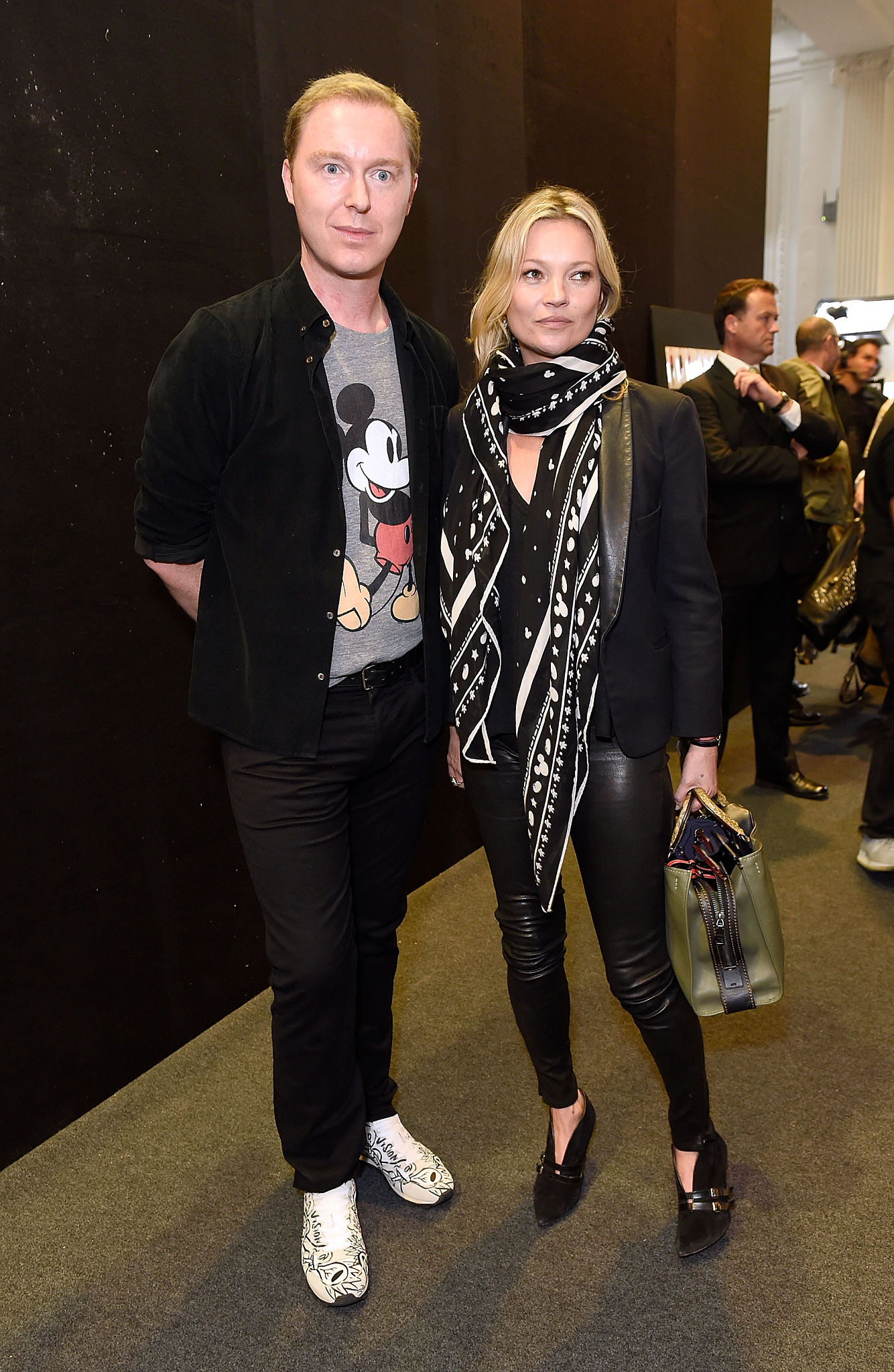 Kate Moss attends the Coach show