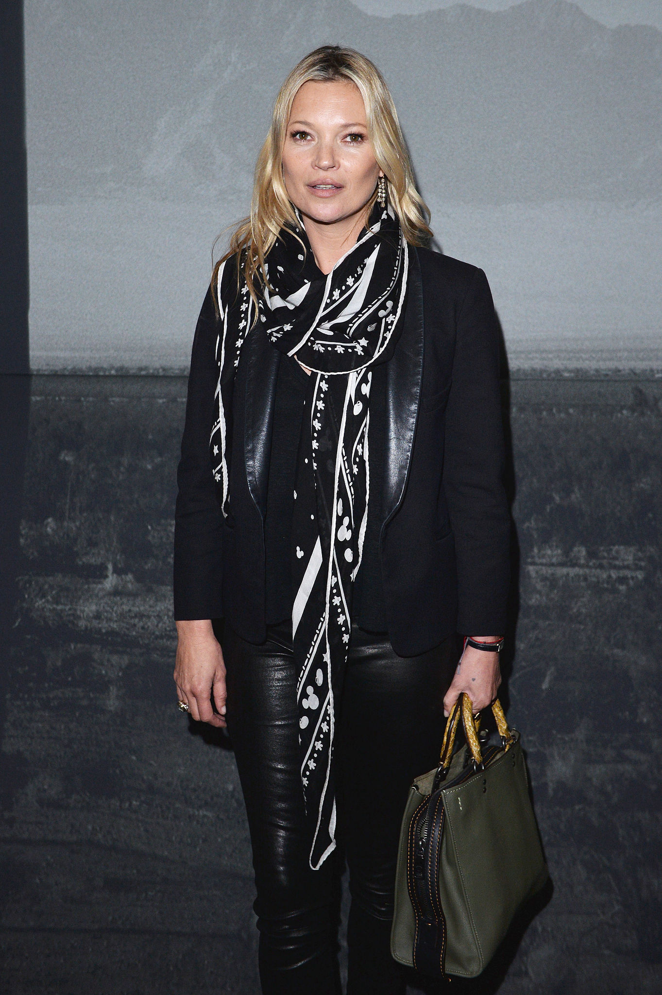 Kate Moss attends the Coach show