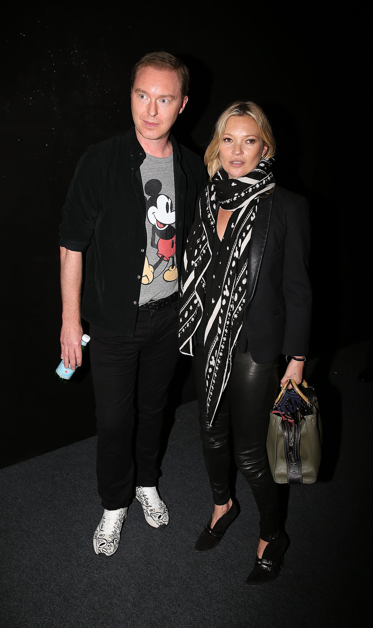 Kate Moss attends the Coach show