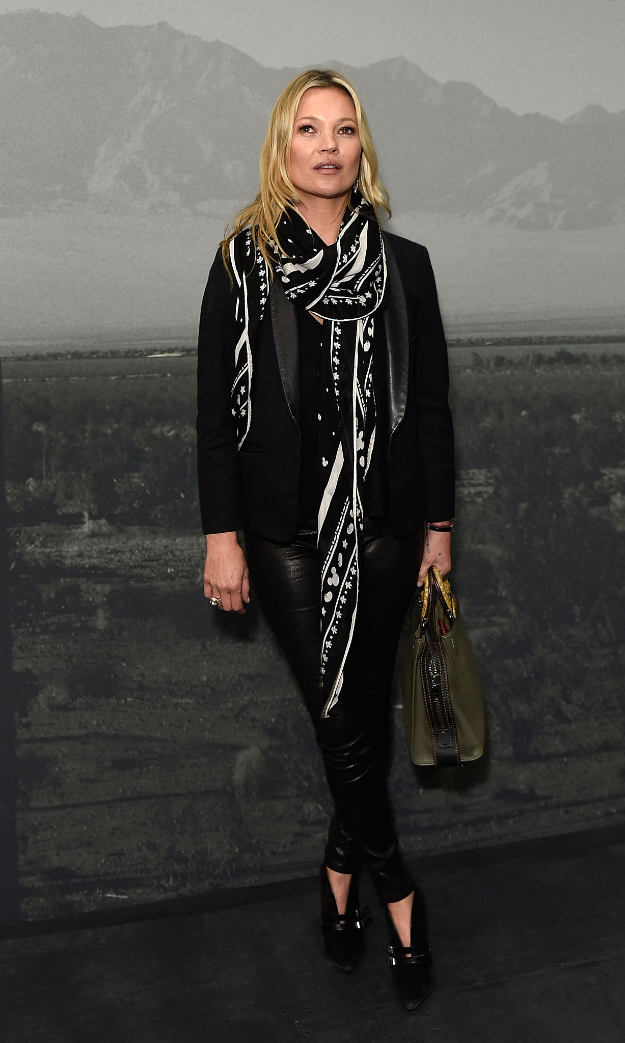 Kate Moss attends the Coach show