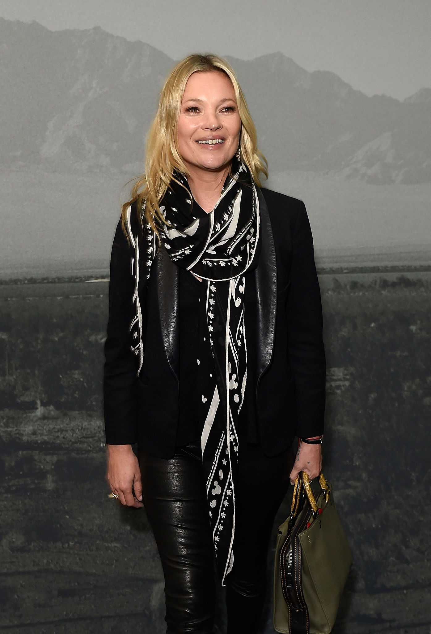 Kate Moss attends the Coach show