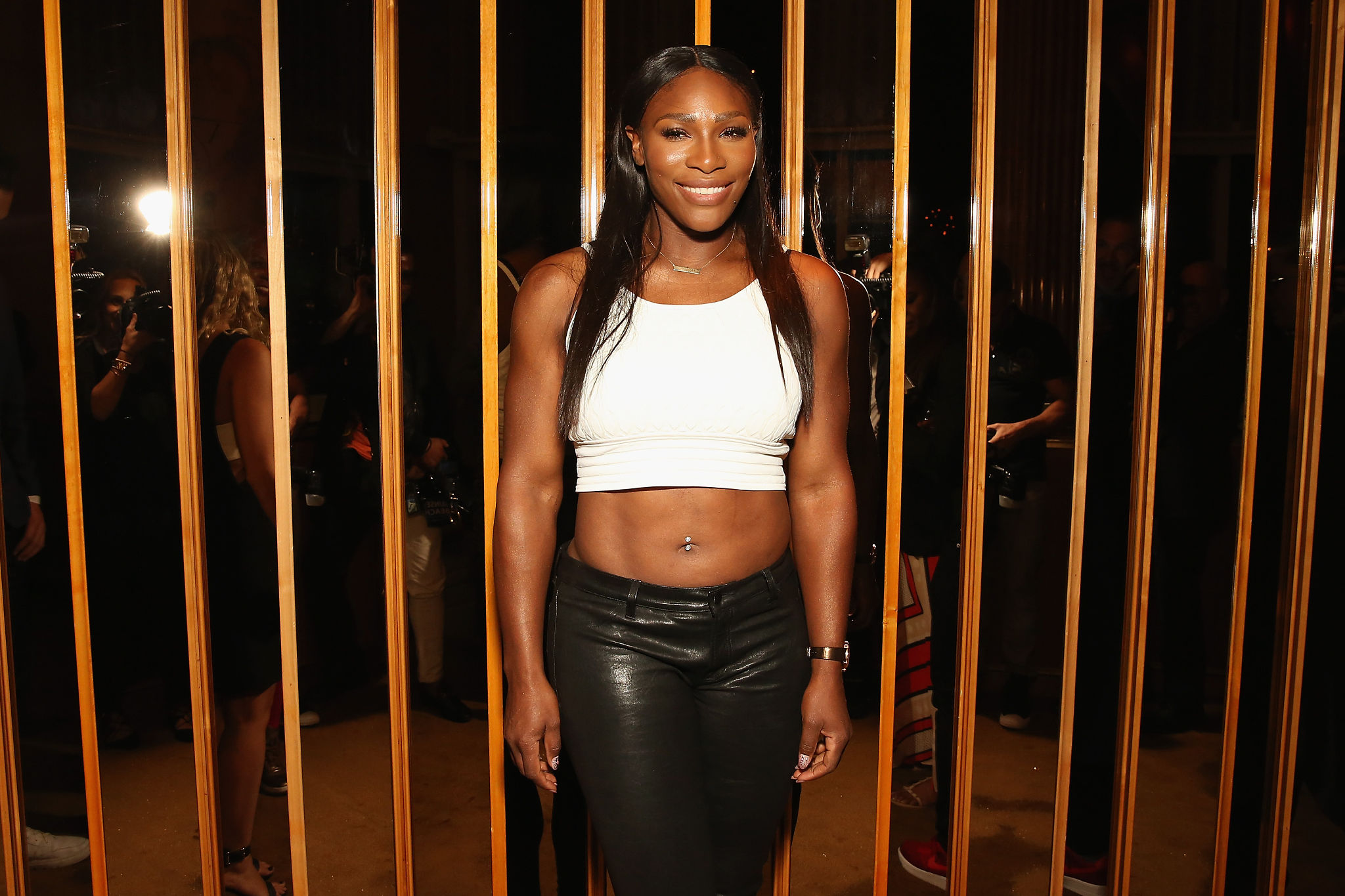 Serena Williams attends the Premiere Of Documentary Serena