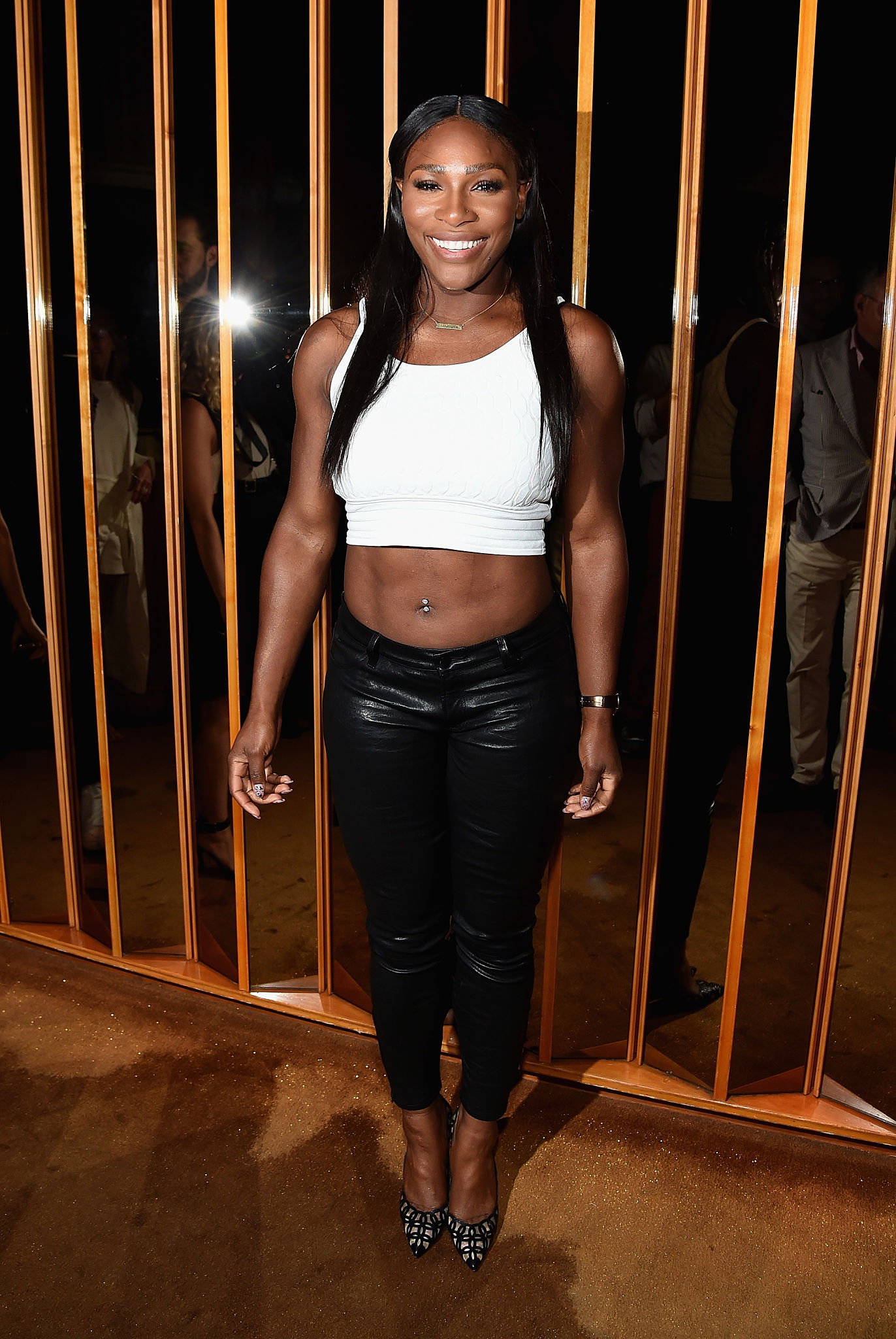Serena Williams attends the Premiere Of Documentary Serena
