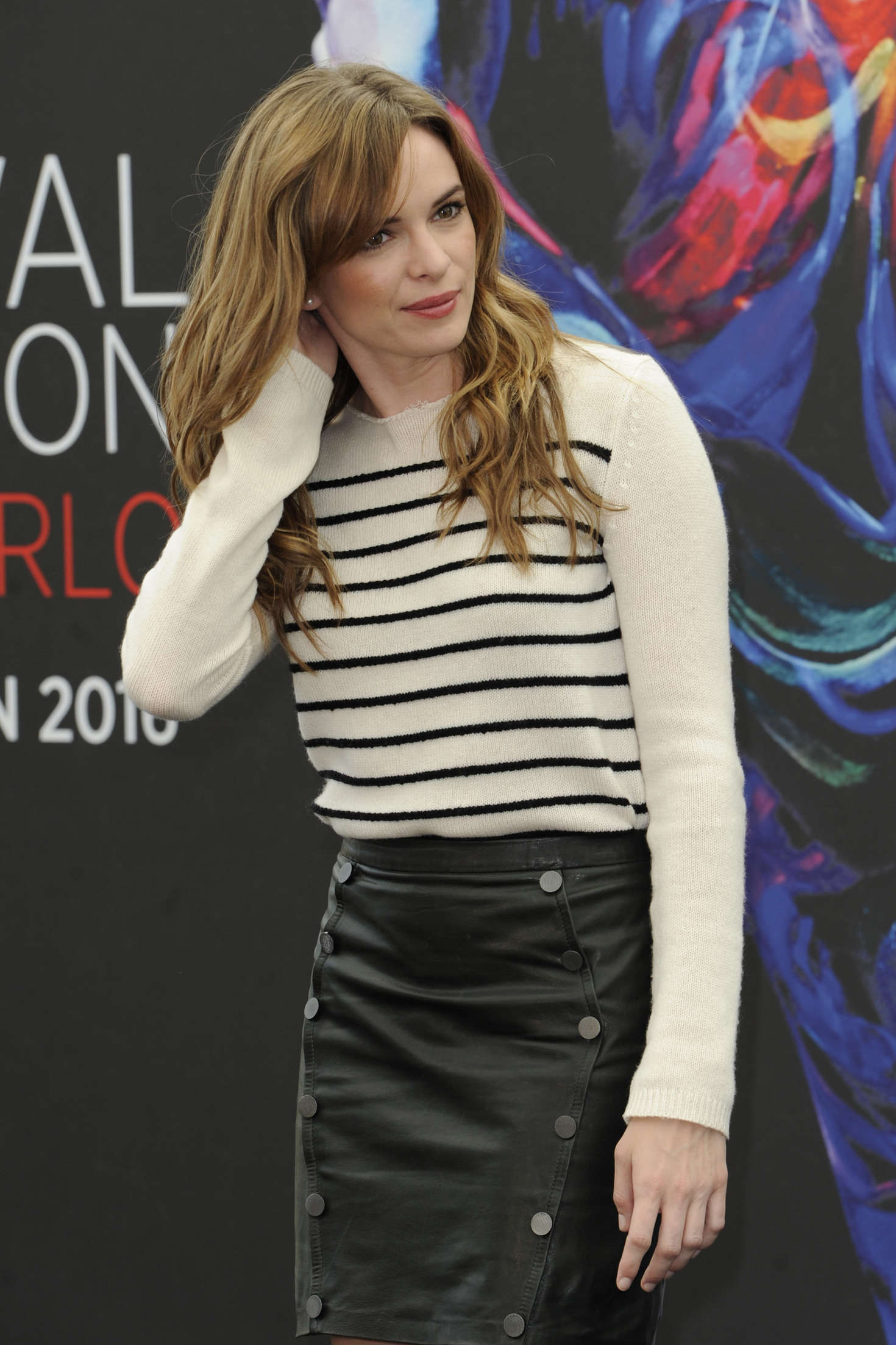 Danielle Panabaker attends The Flash Photocall