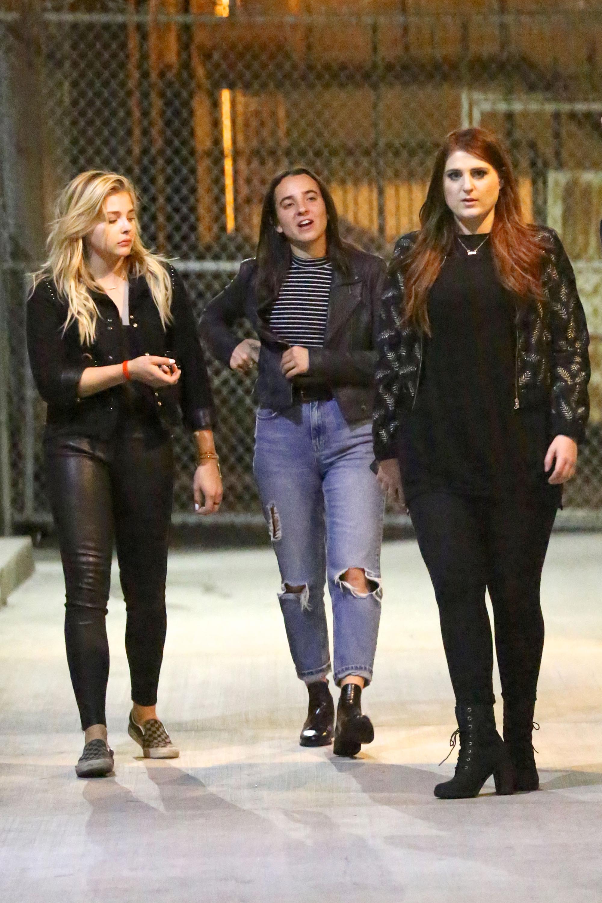 Chloe Moretz leaving Warwick nightclub