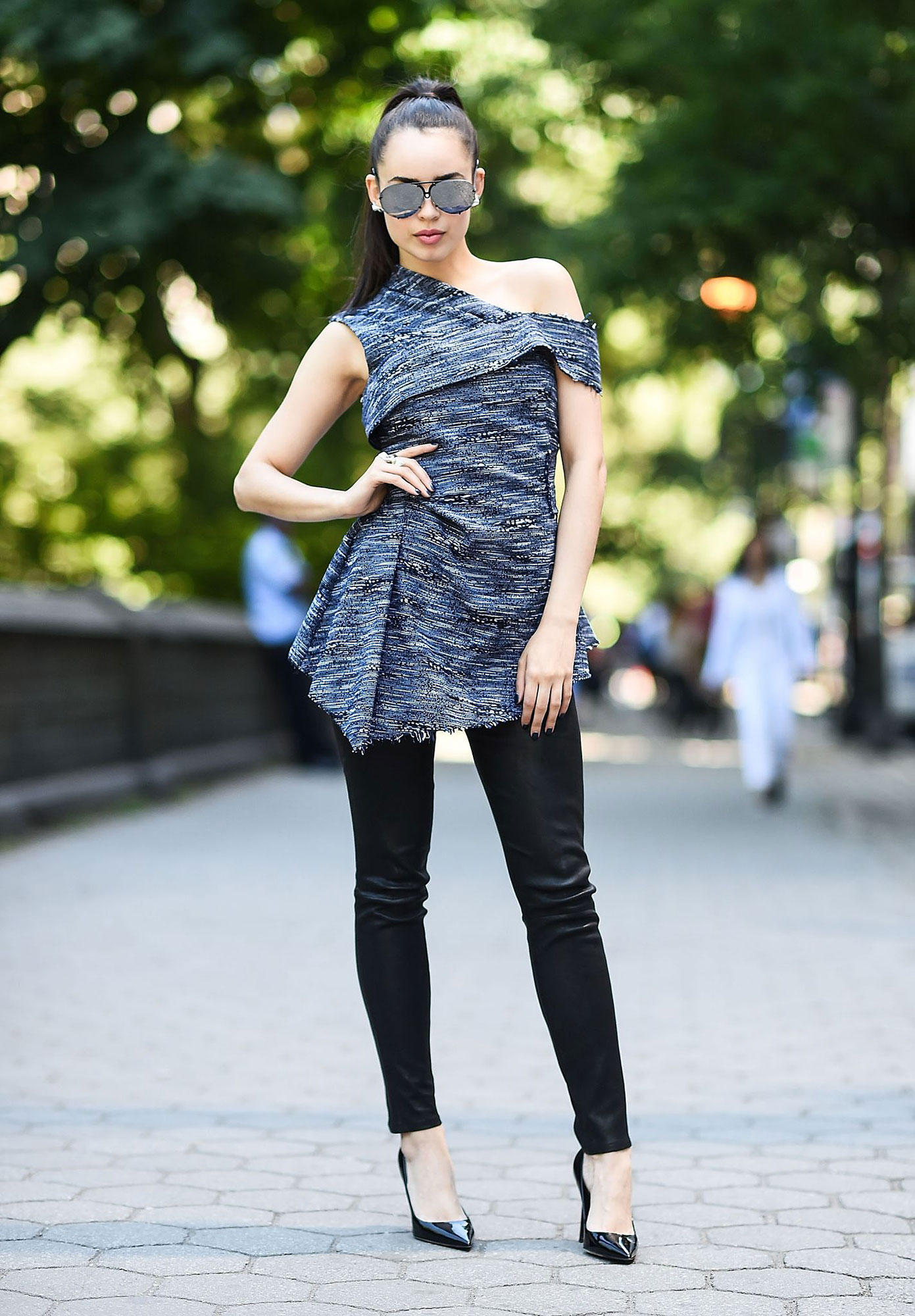 Sofia Carson is seen on the streets of New York