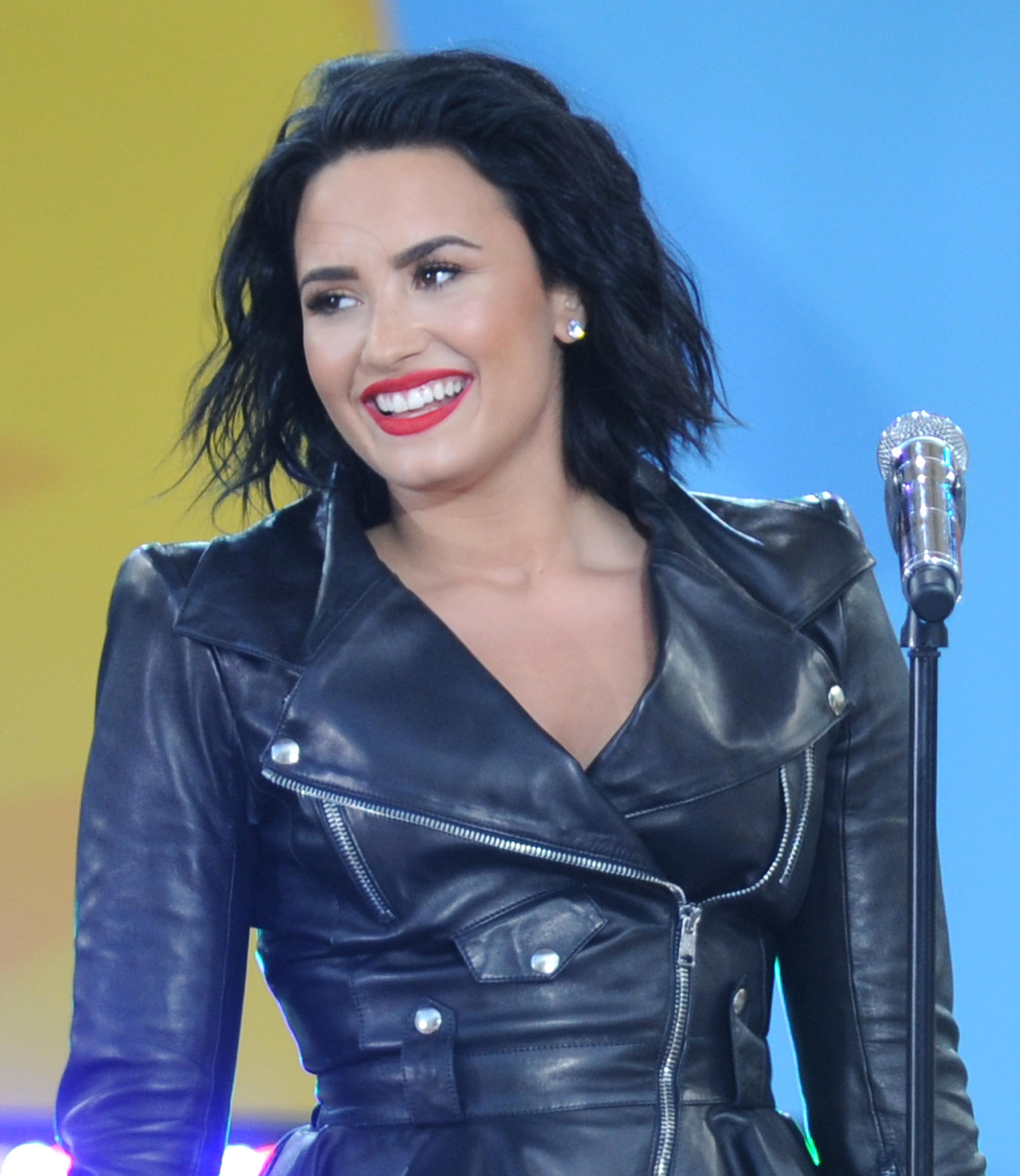 Demi Lovato attends GMA Summer Concert Series