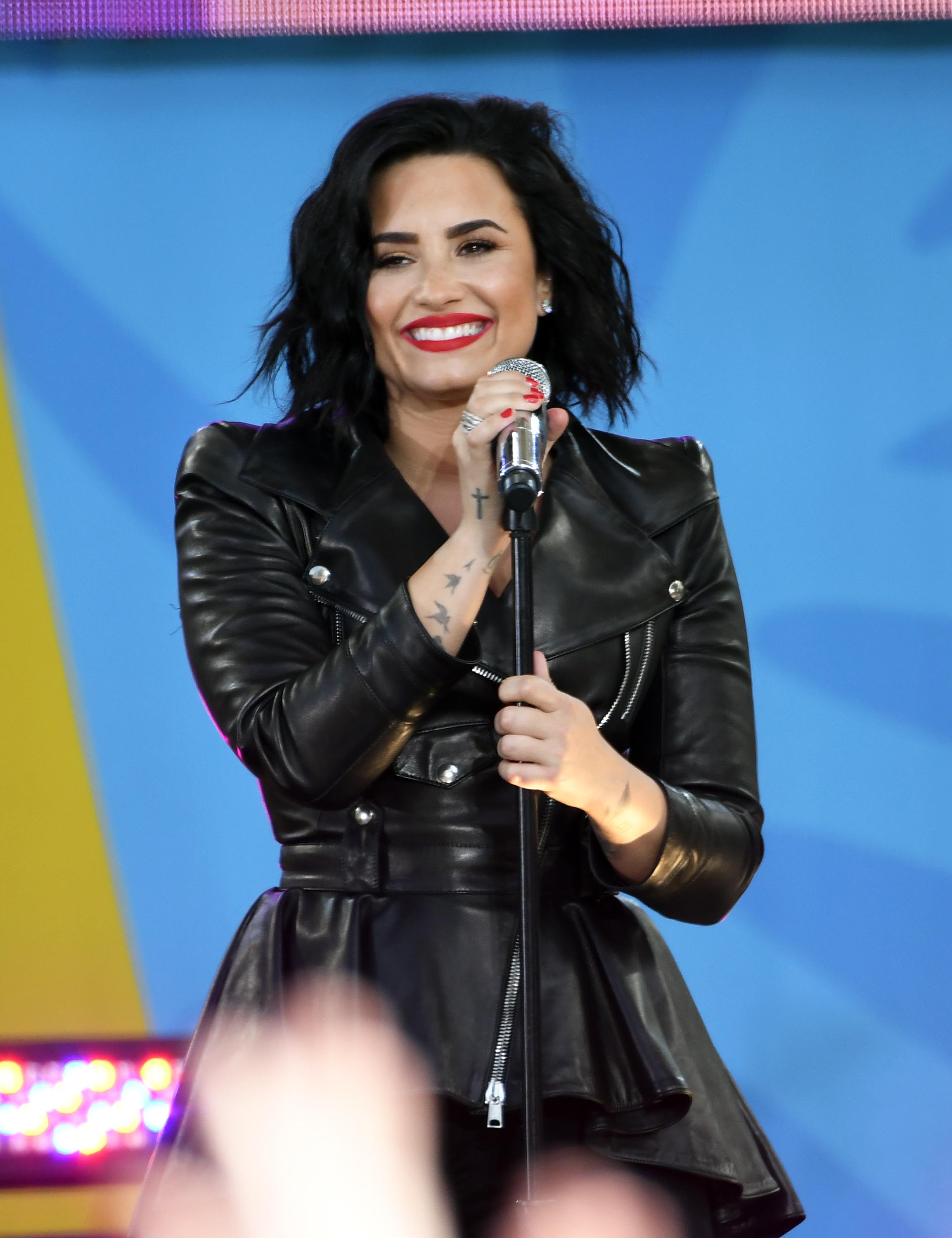 Demi Lovato attends GMA Summer Concert Series