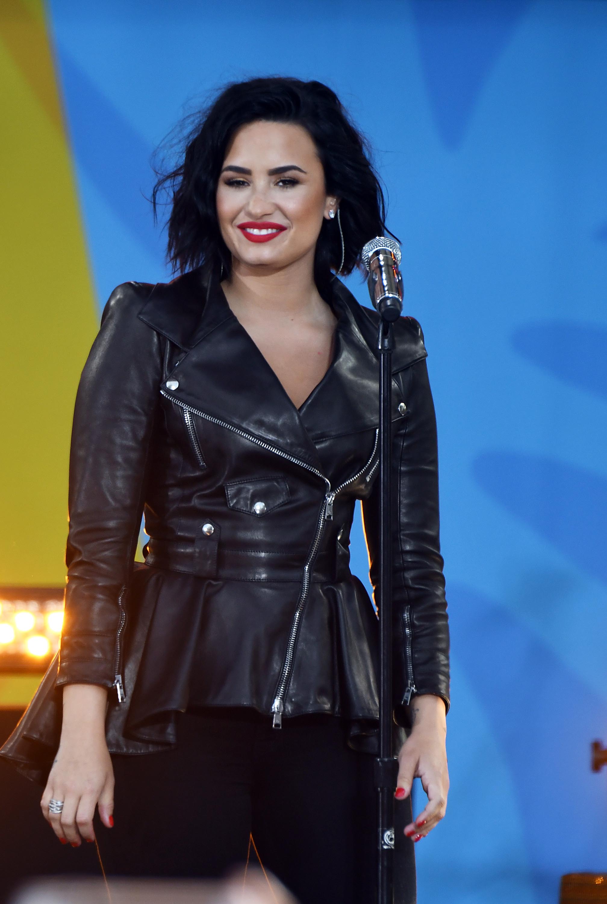 Demi Lovato attends GMA Summer Concert Series