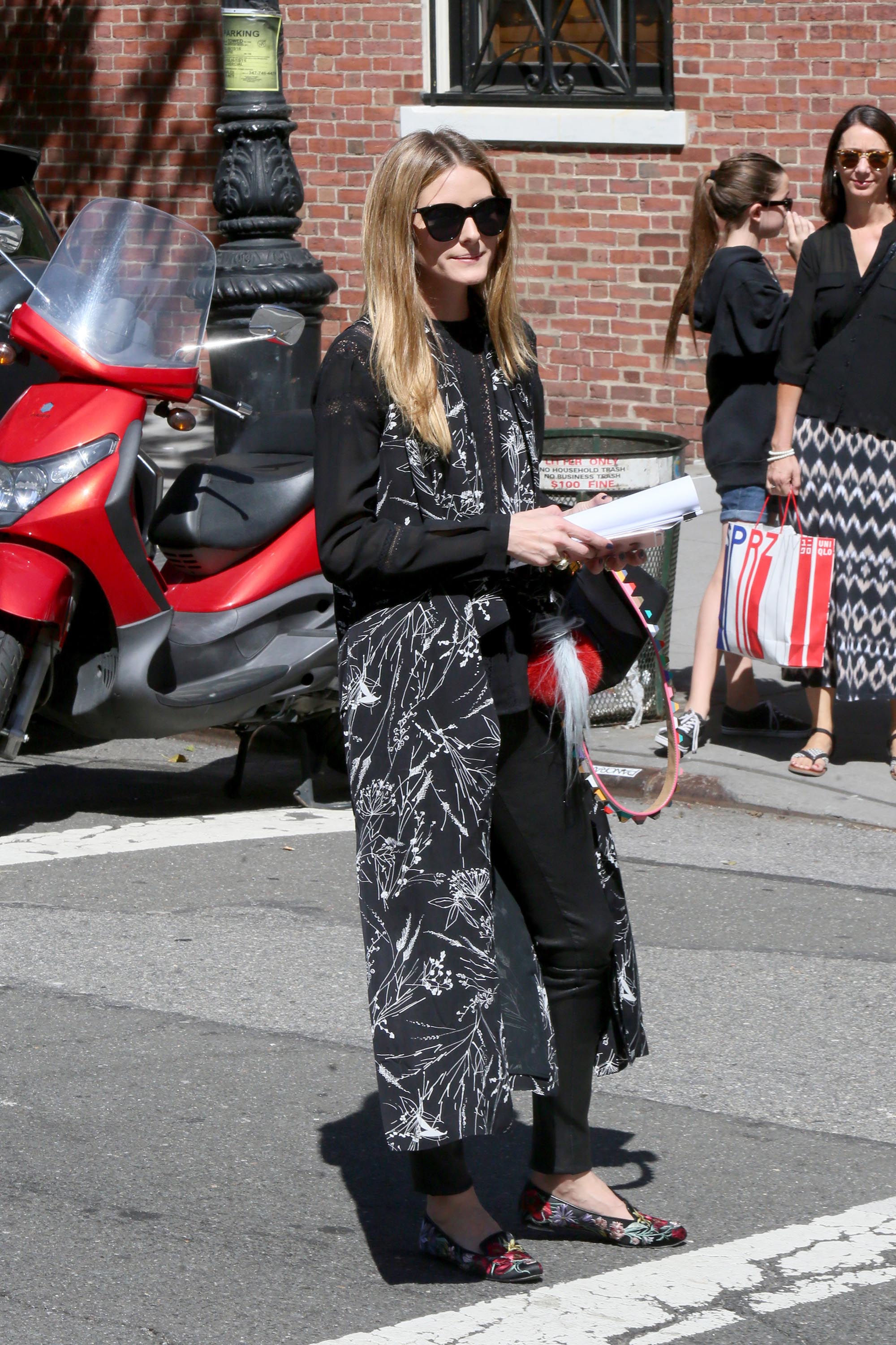 Olivia Palermo out in Midtown Manhattan