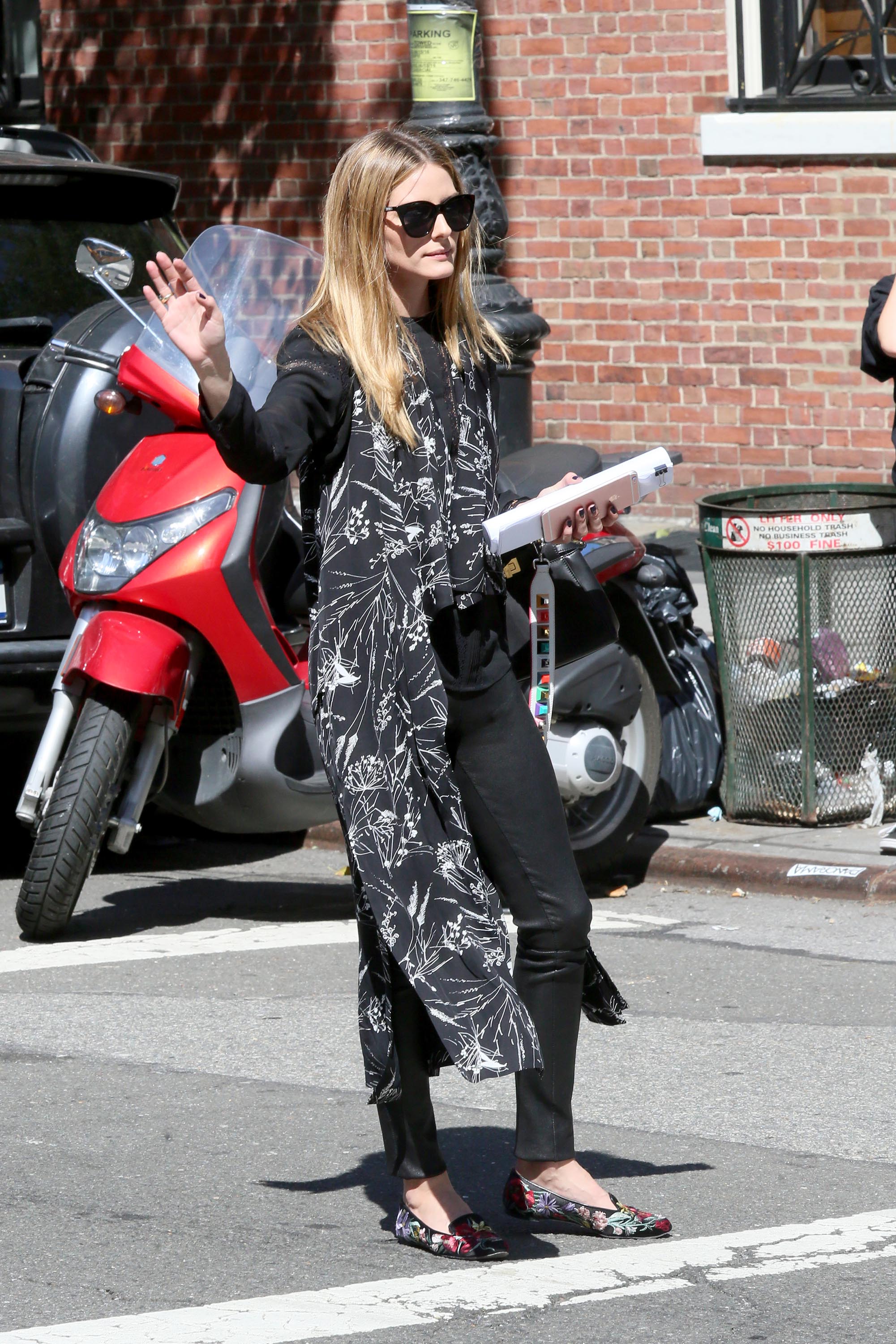 Olivia Palermo out in Midtown Manhattan