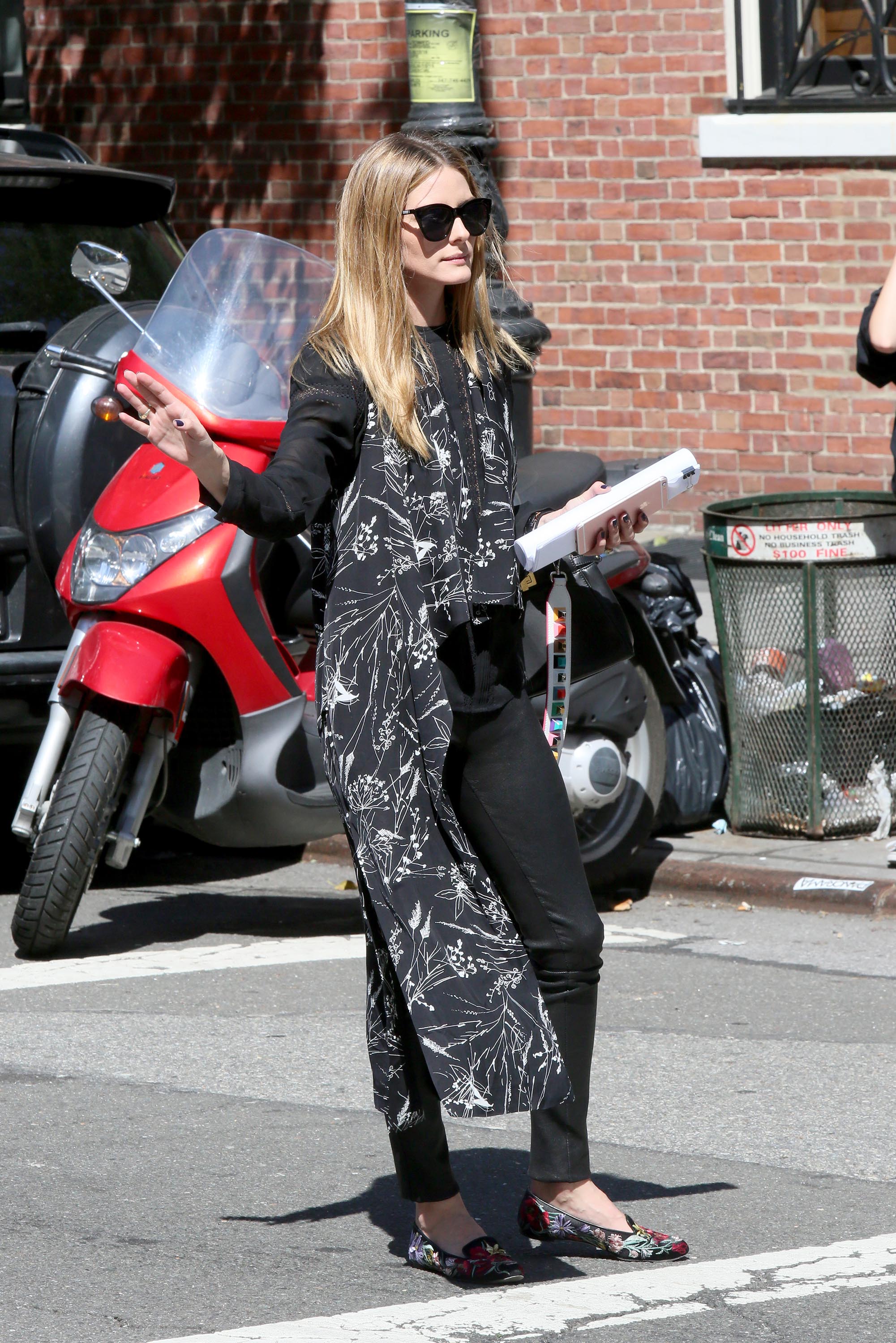 Olivia Palermo out in Midtown Manhattan