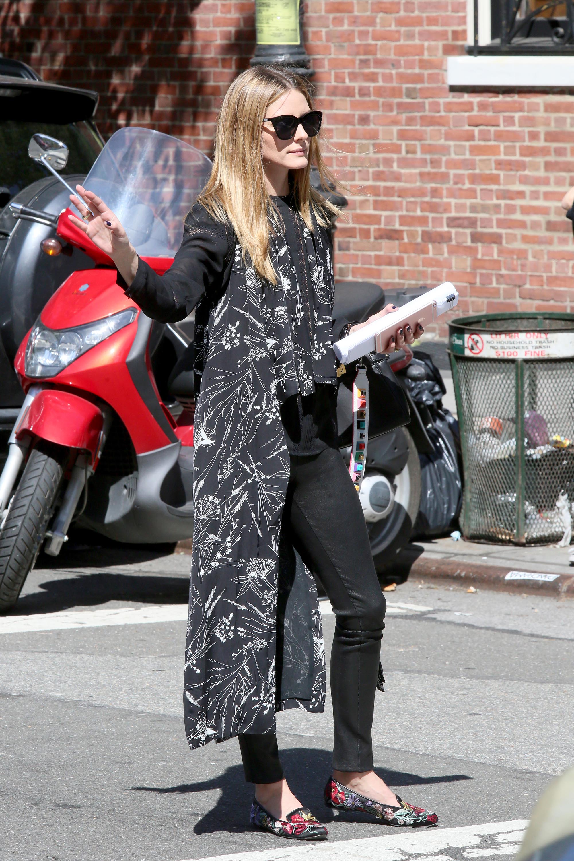 Olivia Palermo out in Midtown Manhattan